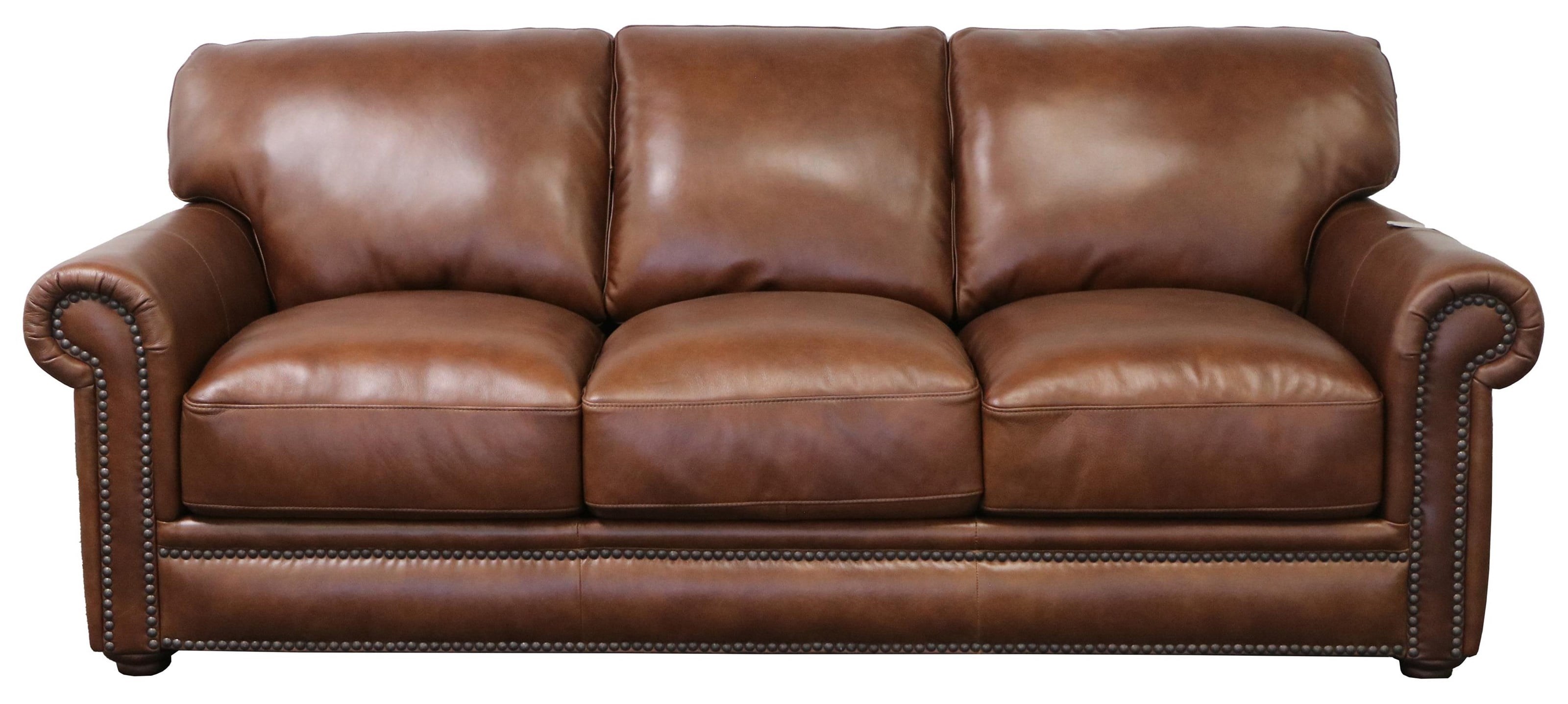 Futura Leather Derrick Chestnut FUTU-10111-30_1854 Leather Sofa ...