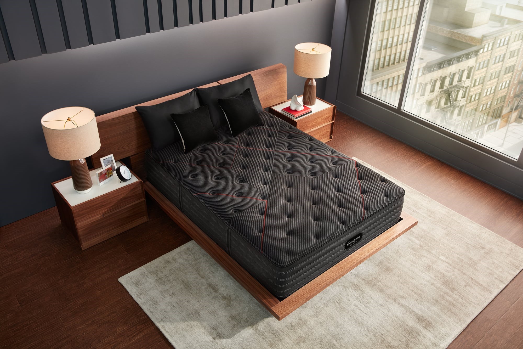 Beautyrest black c class plush cheap king