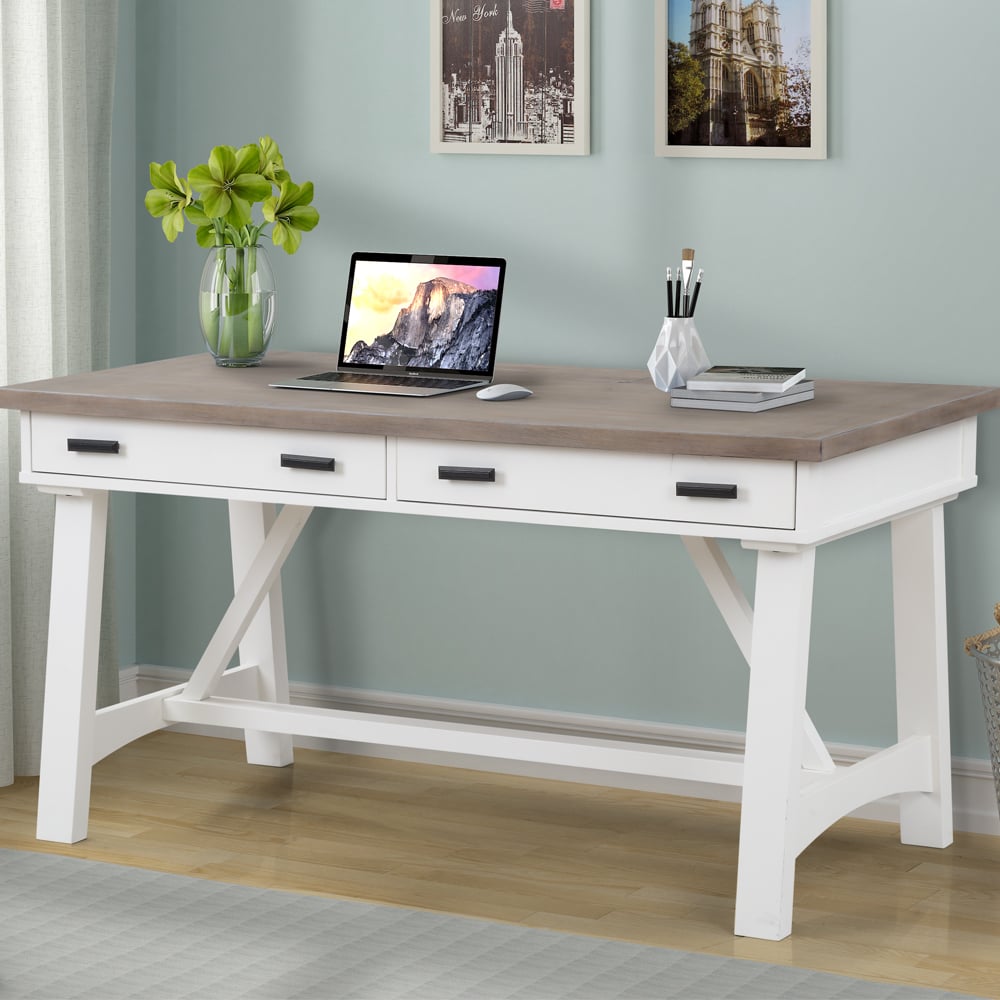 60 writing desk store with drawers