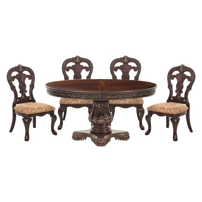 Homelegance Deryn Park 2243-76*5 Traditional 5-Piece Dining Set | A1 ...