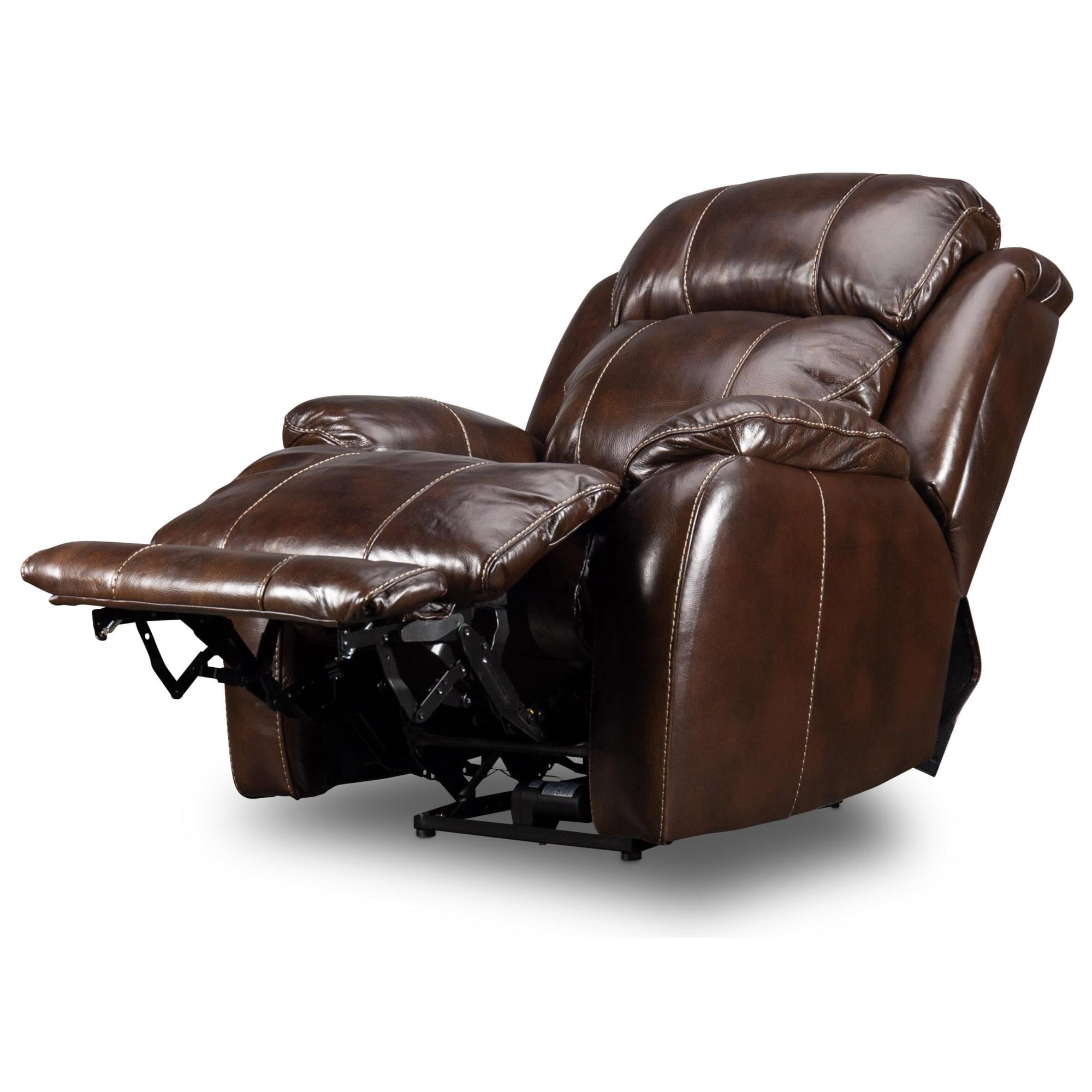 Ashford Leather Pillow Back Recliner Chair