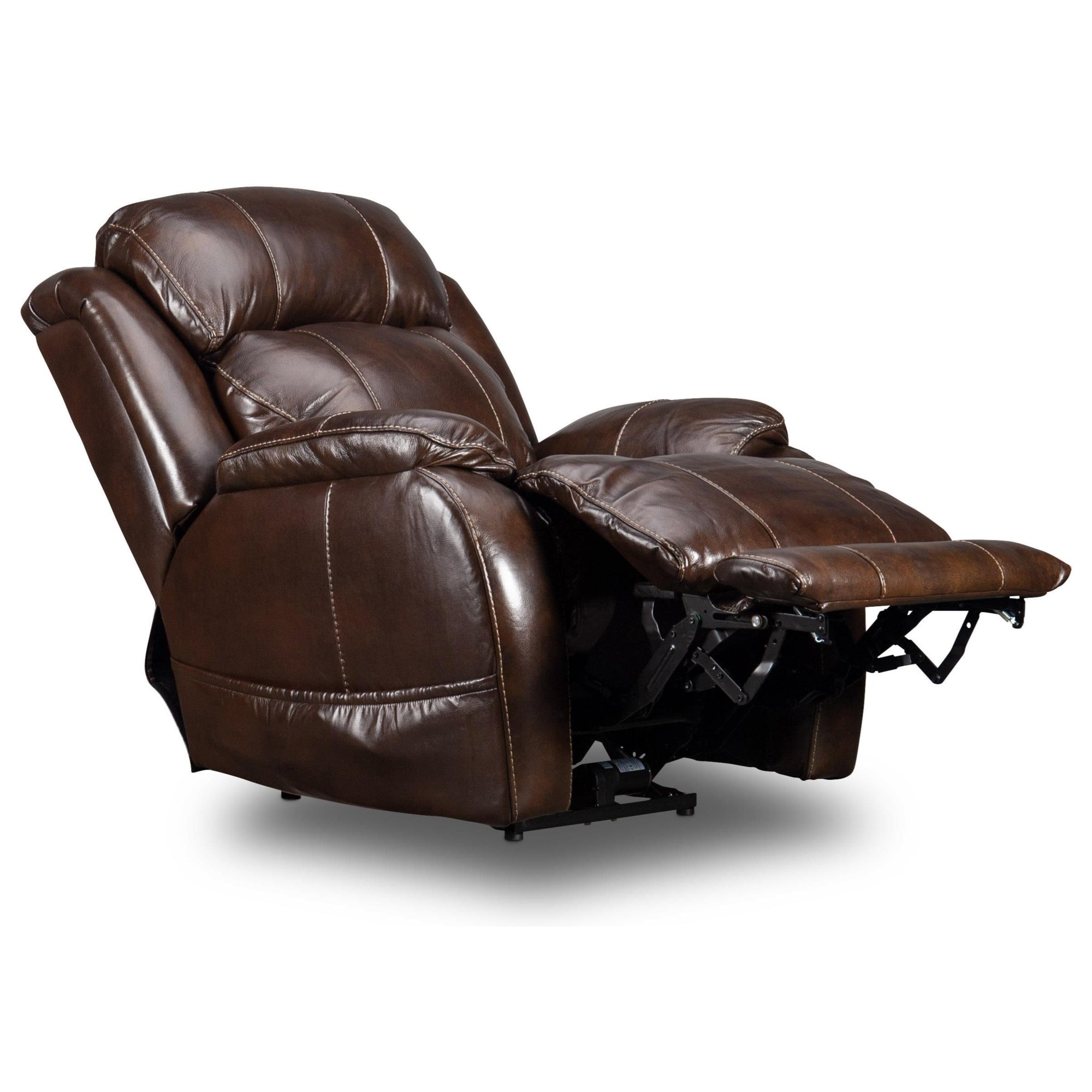 Ashford Leather Pillow Back Recliner Chair