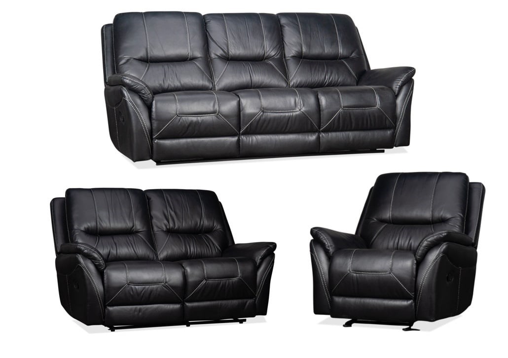 3 piece reclining living room set under discount $1000