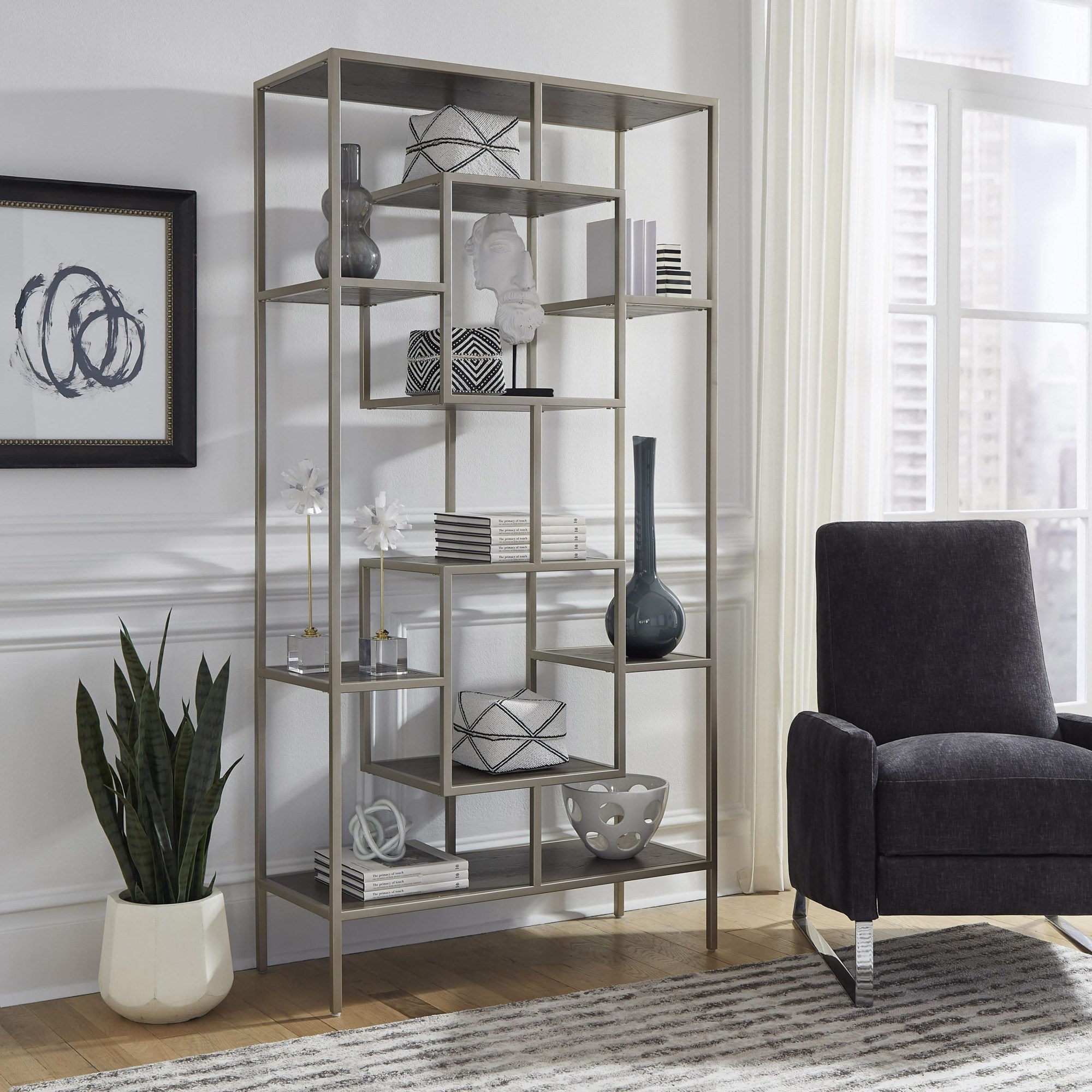 Pulaski Furniture Boulevard by Drew and Jonathan Home 281306753 Etagere, Morris Home