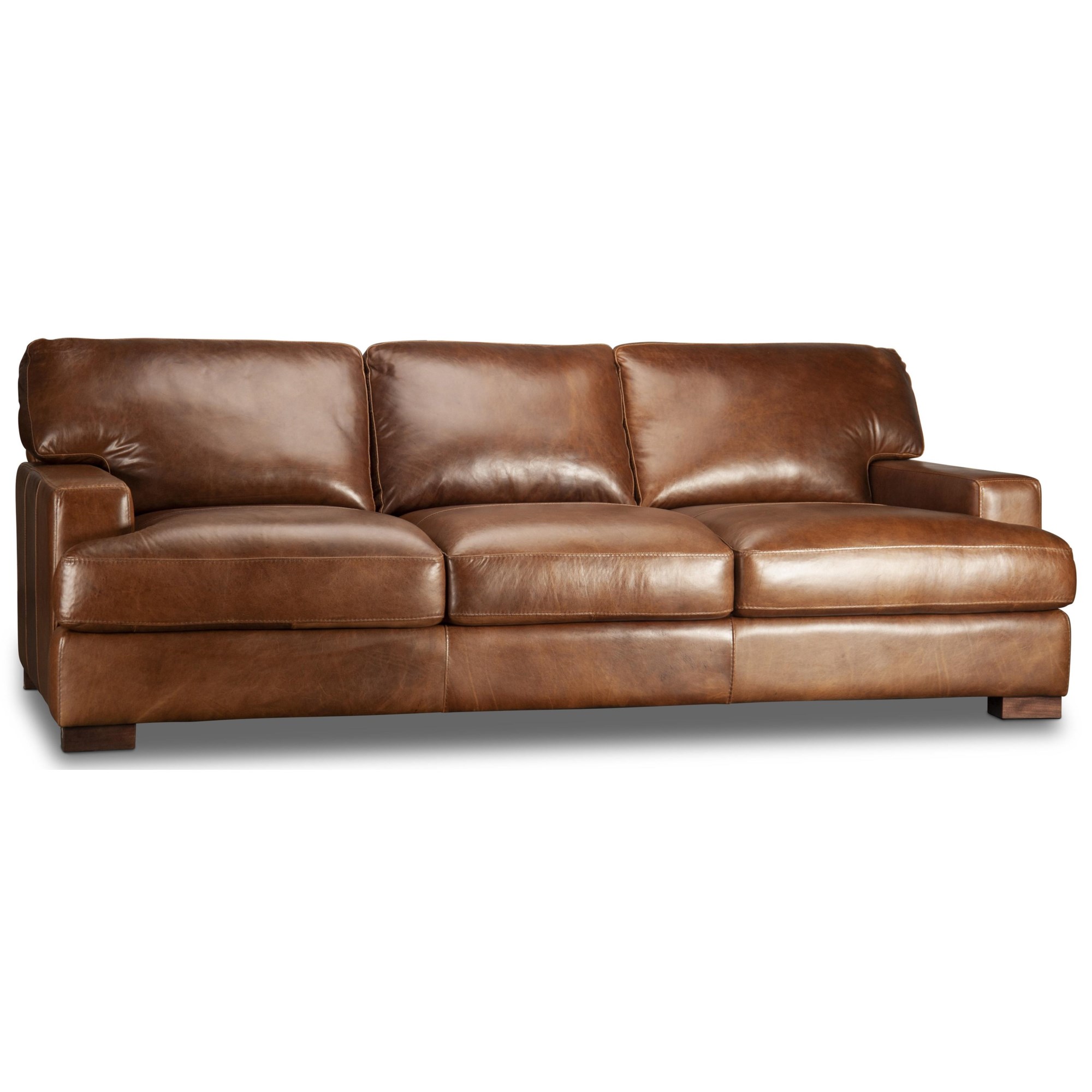 Soft Line Utah Fog Leather Sofa & Loveseat
