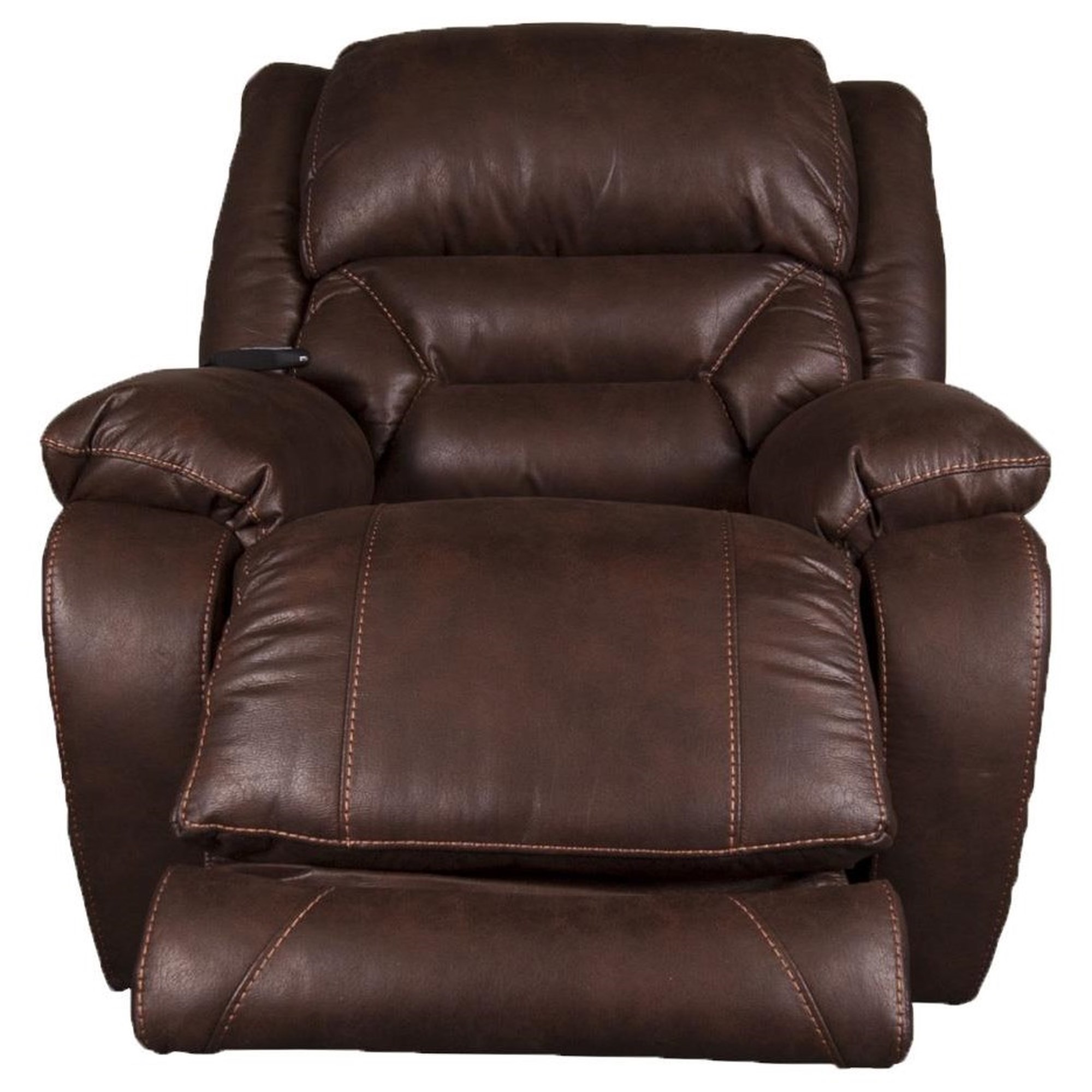 HomeStretch Arnette 703464138 Plush Power Recliner with Power Head rest and Lumbar  Support!, Morris Home