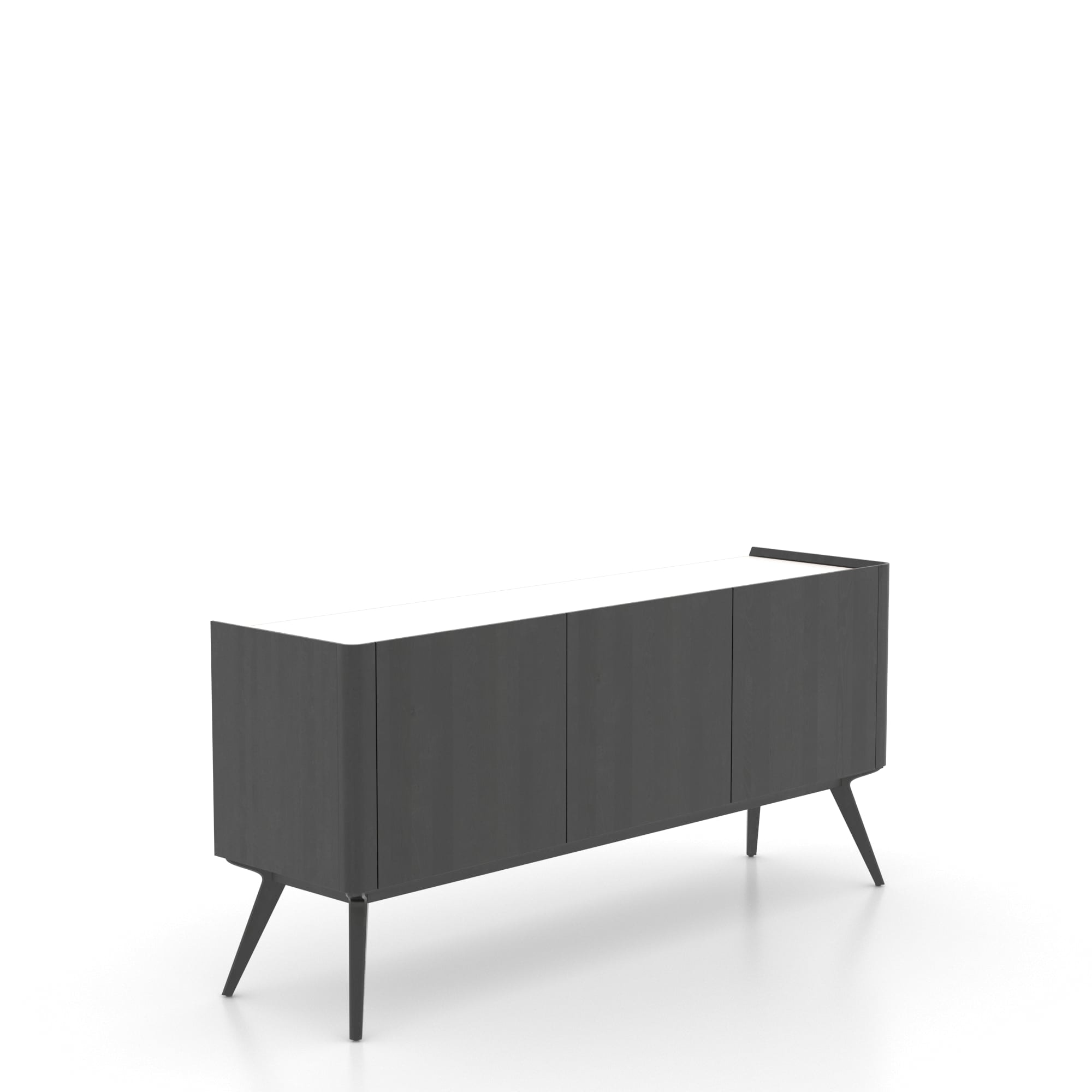Canadel Downtown BUF 6932 M1 Contemporary 3 Door Buffet Good s fireplace-stone-install