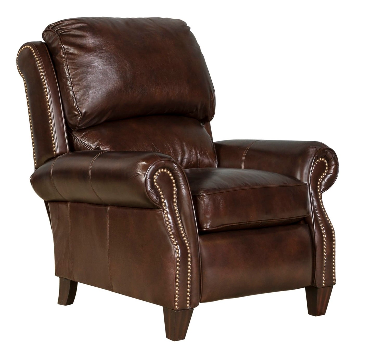 Nailhead recliner online chair