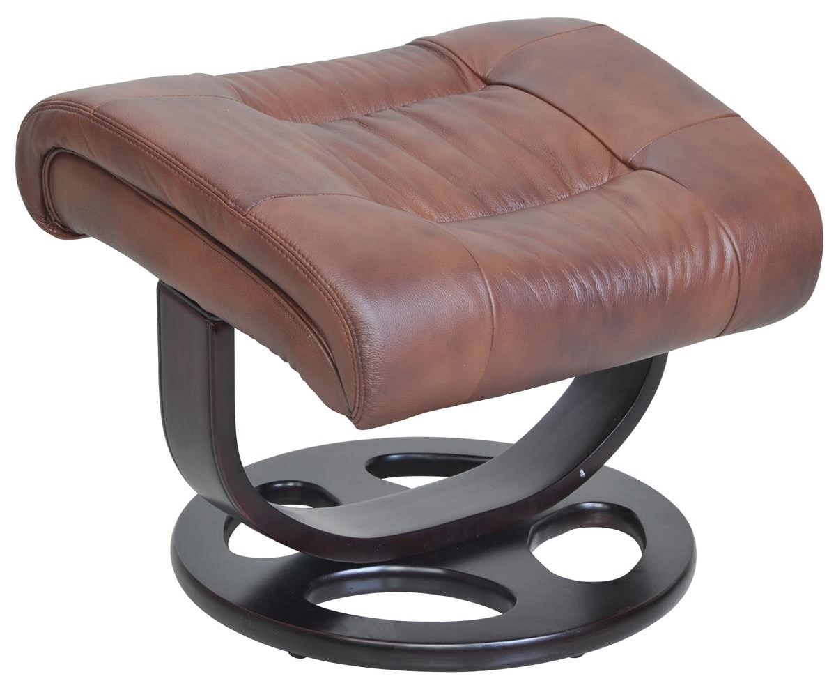 Pedestal recliner with discount ottoman