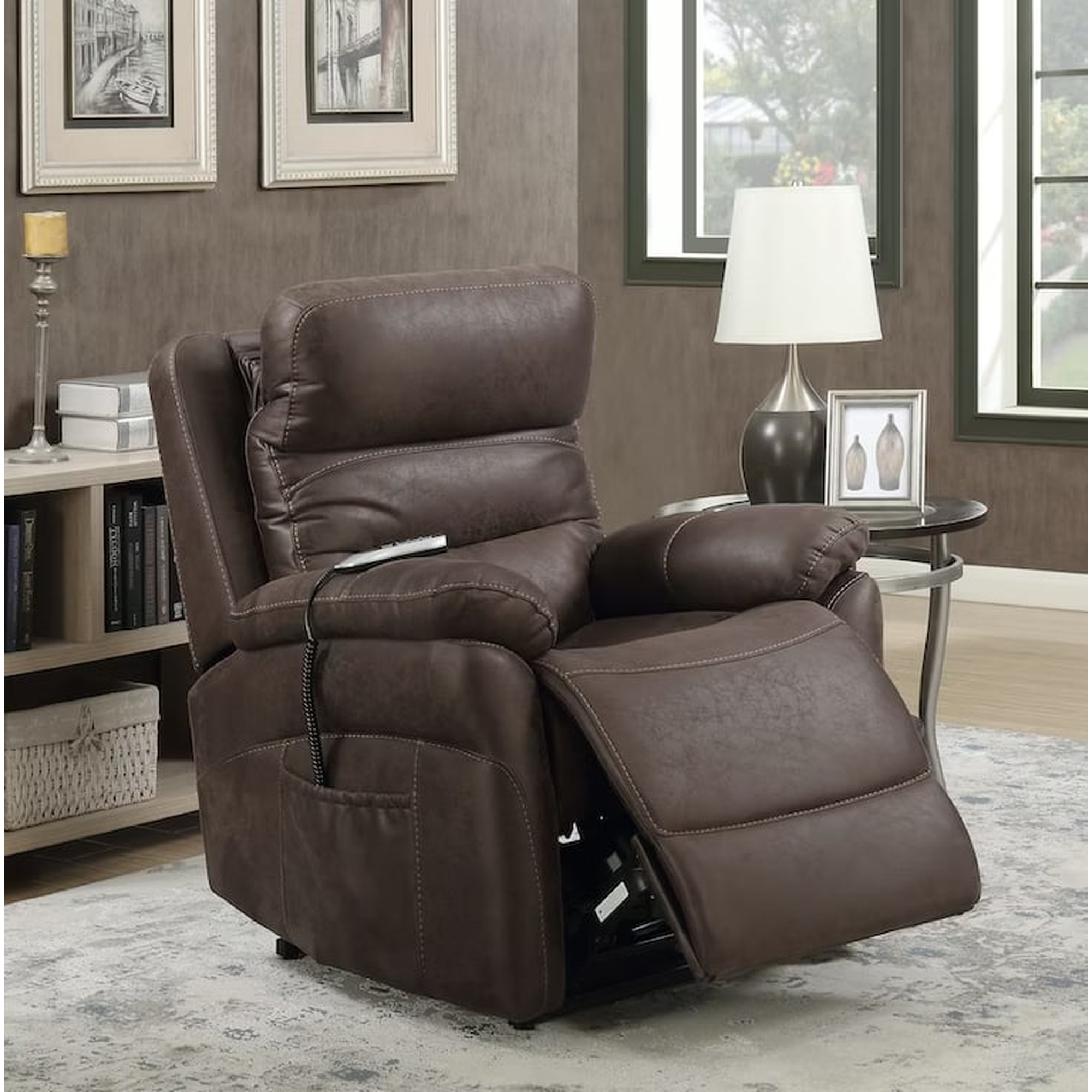 Prime Resources International Dalton A547-015-046 Power Lift Chair in  Whiskey, Royal Furniture
