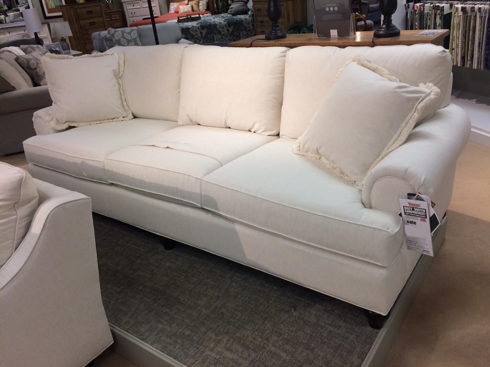 Bassett deals custom sofa