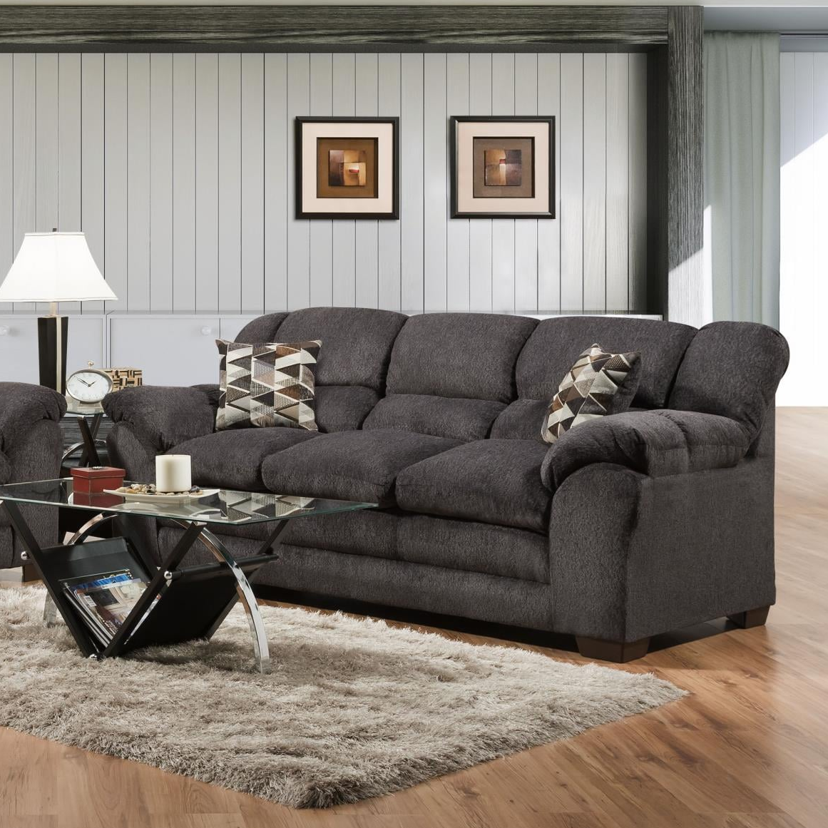 Charcoal lounge suite best sale
