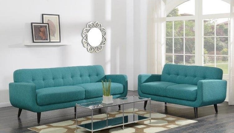 Turquoise sofas & deals loveseats