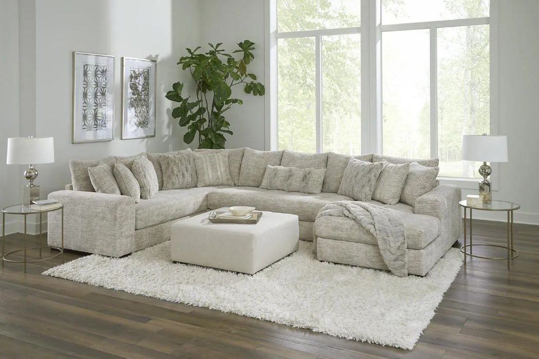 3 piece deals sectional with chaise