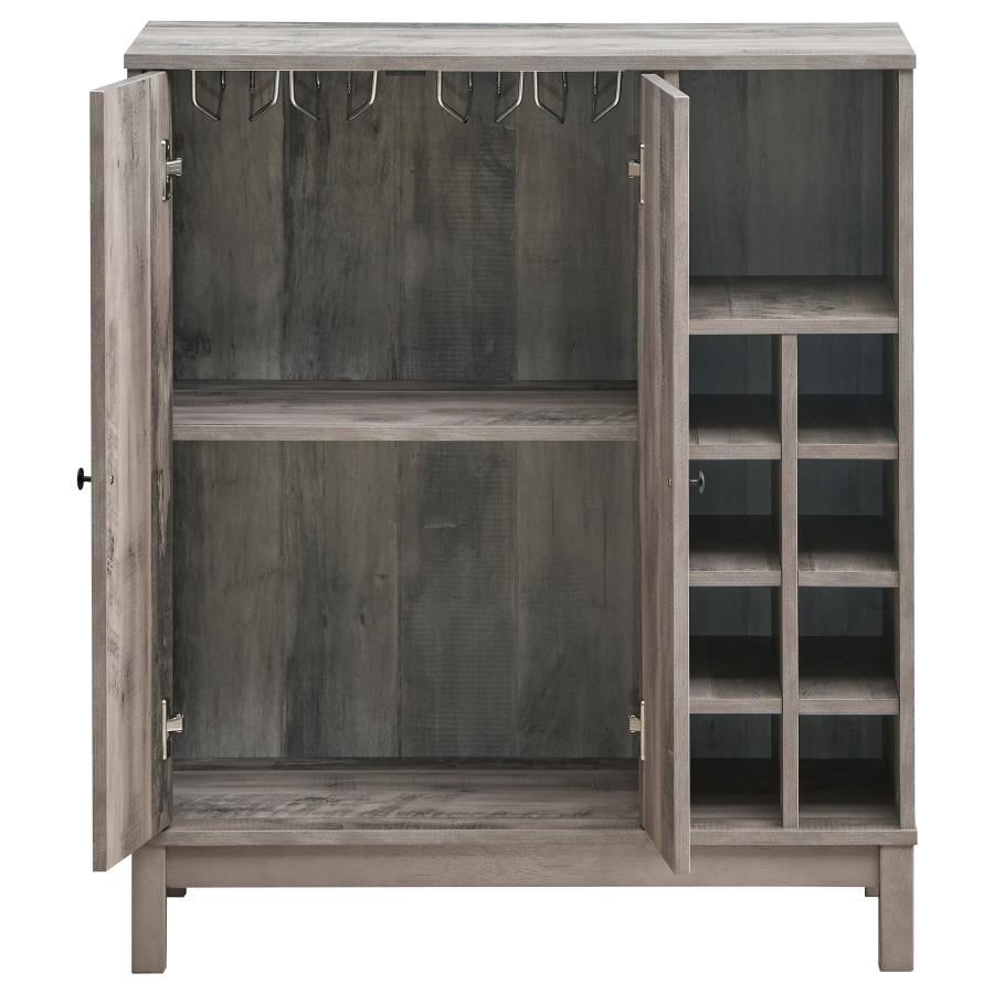 Grey wine deals bar cabinet