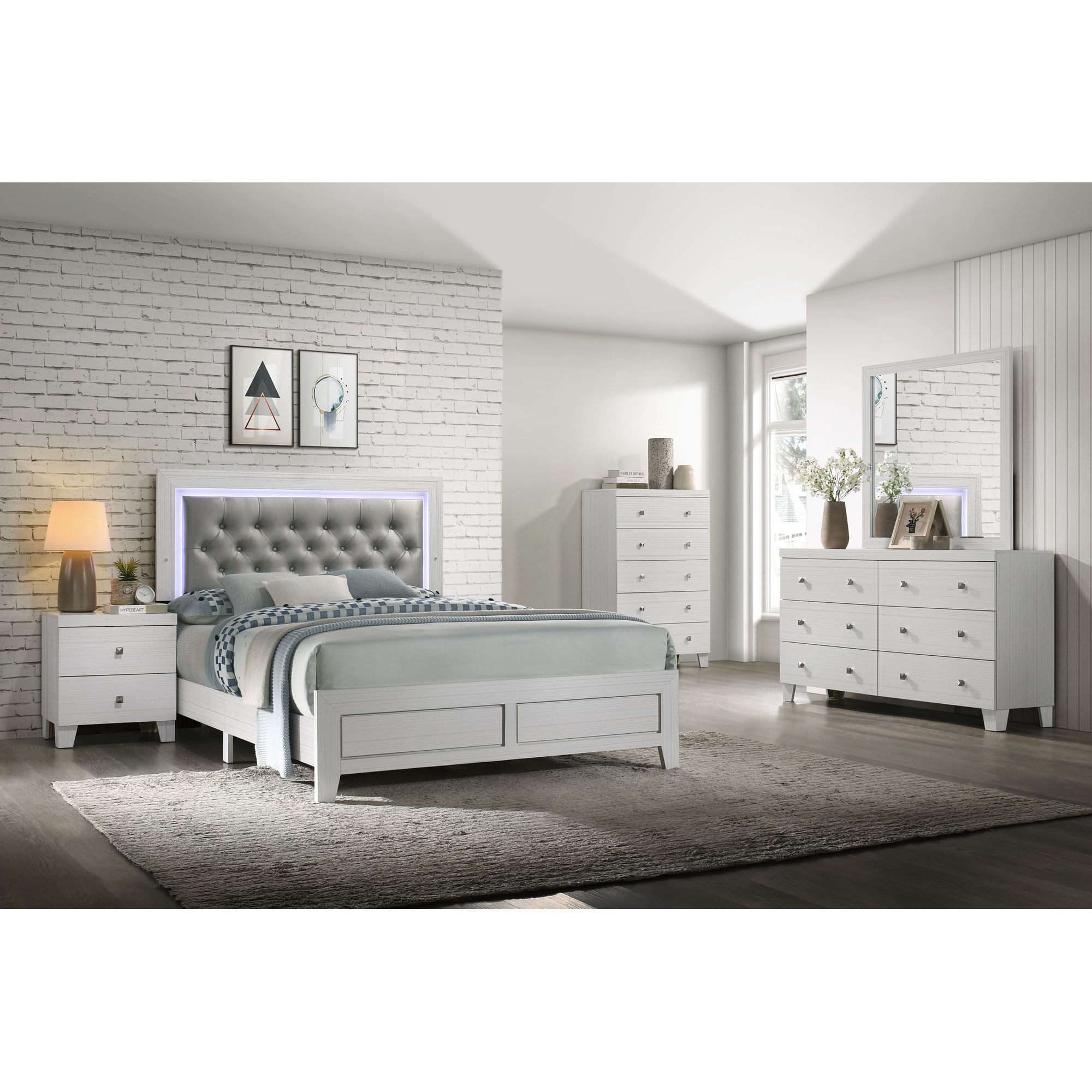 King glam deals bedroom sets