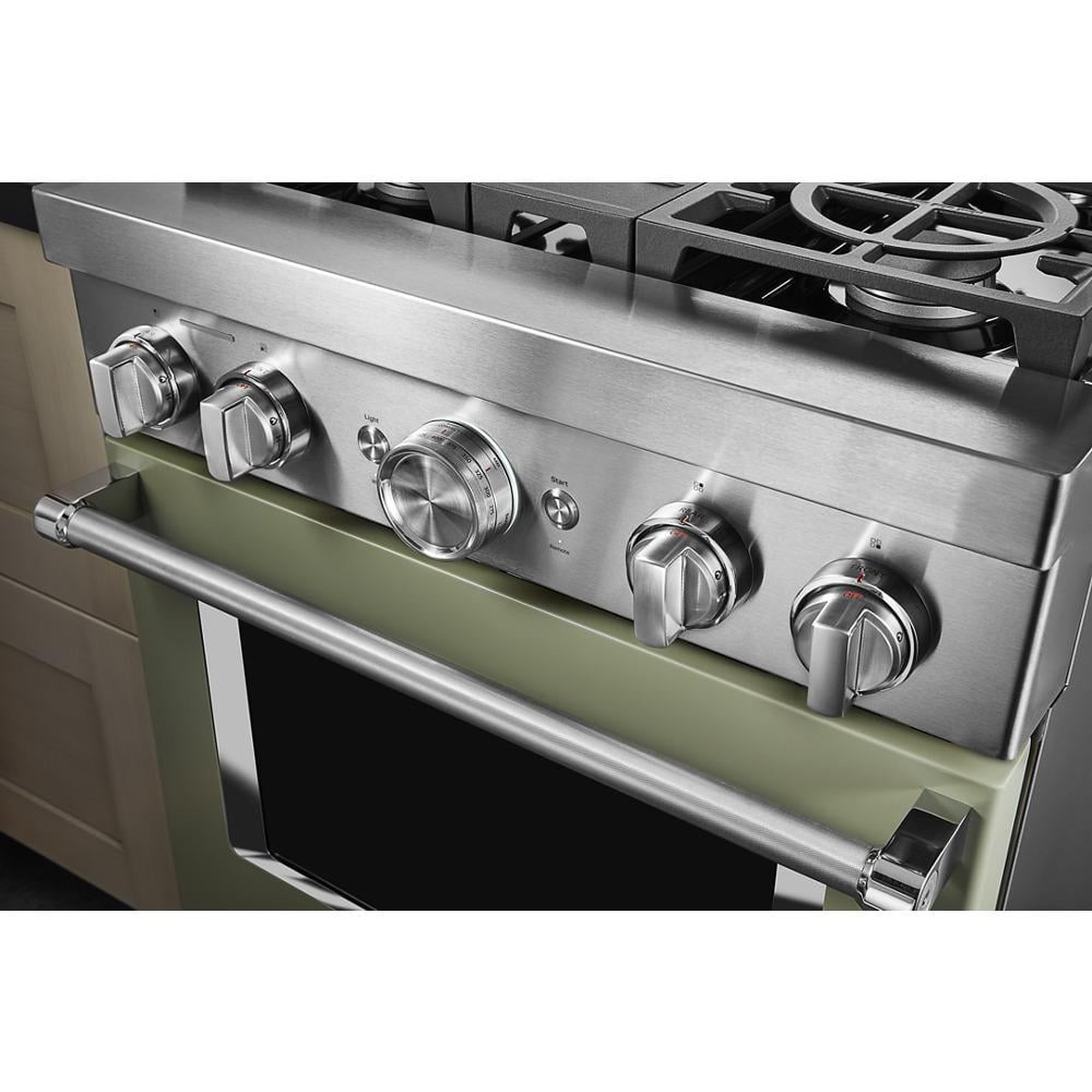 KitchenAid KFGD500ESS 30-Inch 5 Burner Gas Double Oven Convection Range, Simon's Furniture