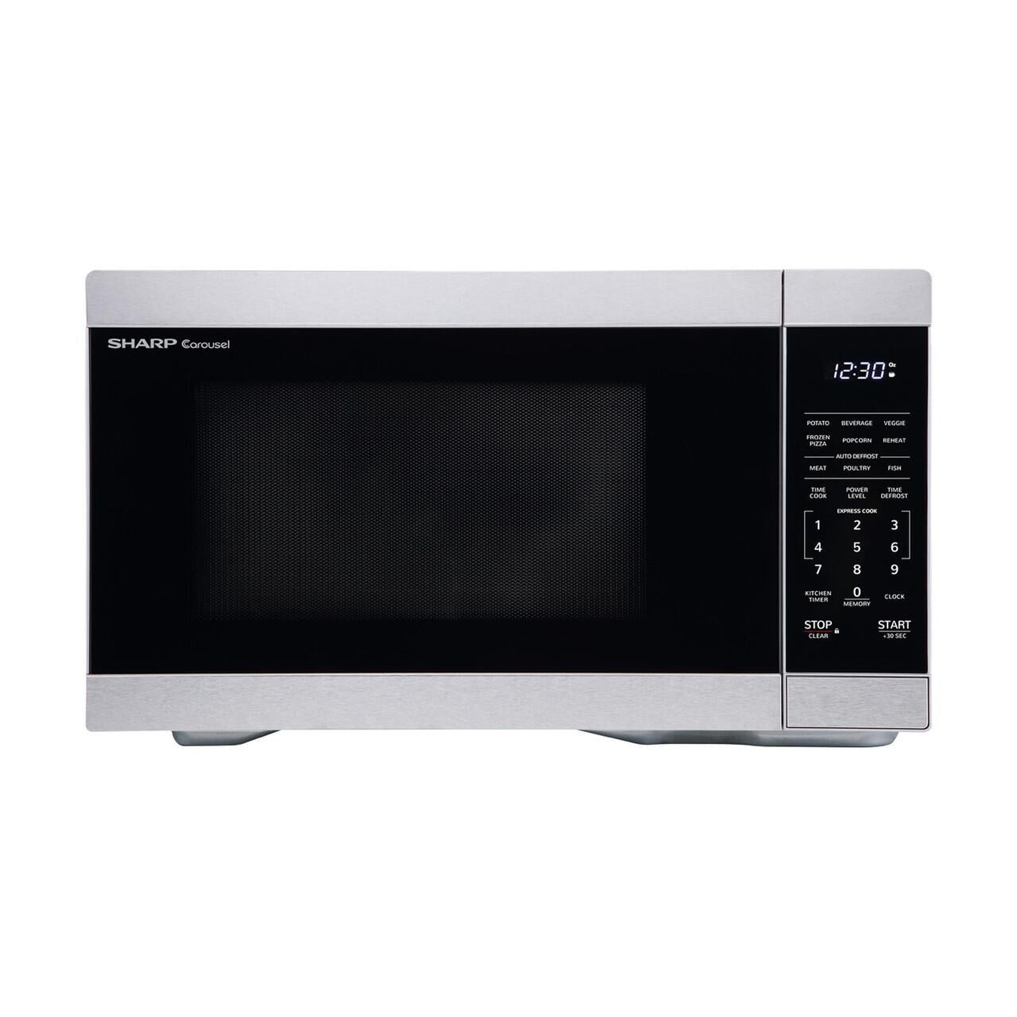 Sharp 1.1-Cu. ft. Countertop Microwave Oven, Stainless (Smc1162hs)