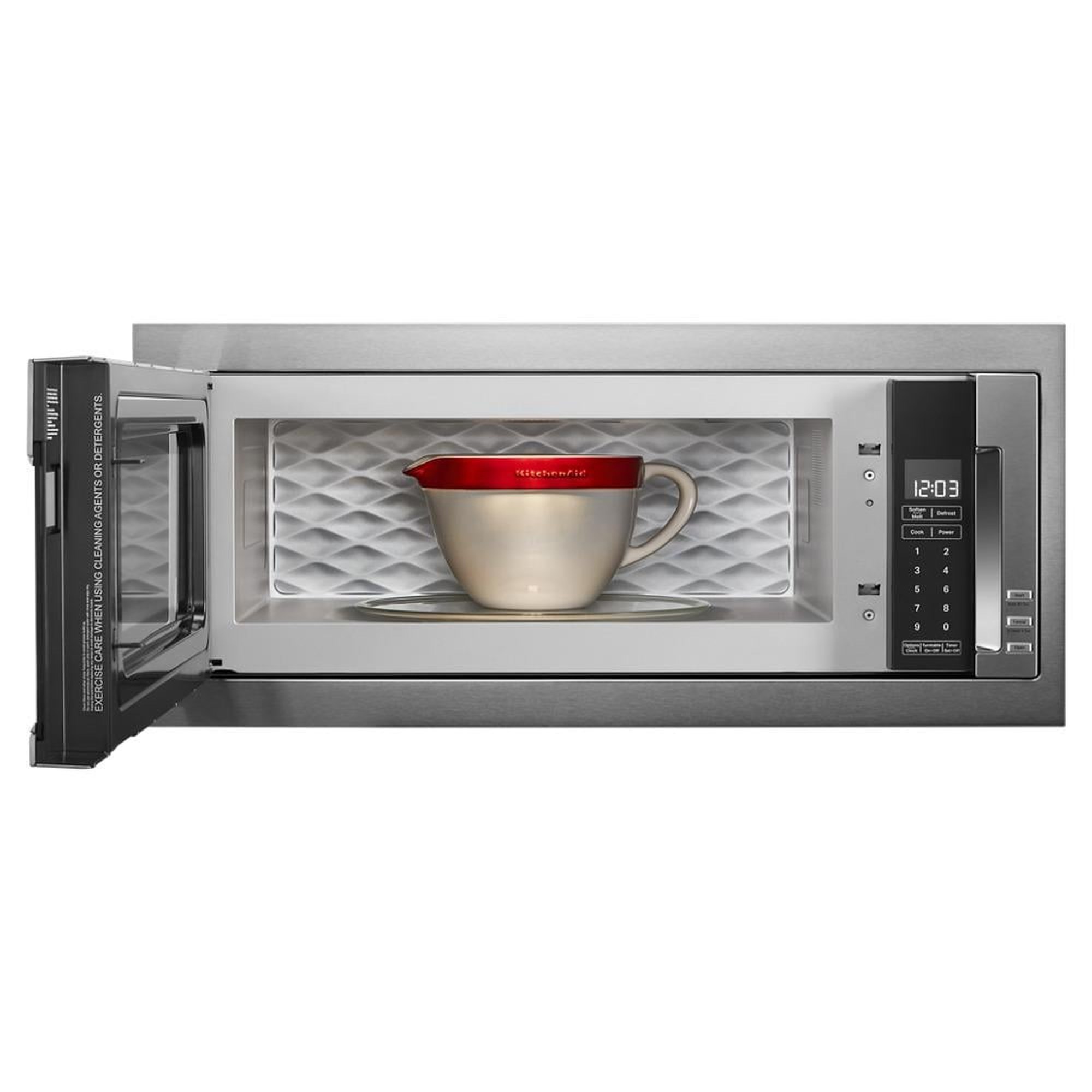 KitchenAid KMBS104ESS 24 Built In Microwave Oven with 1000 Watt Cooking, Simon's Furniture