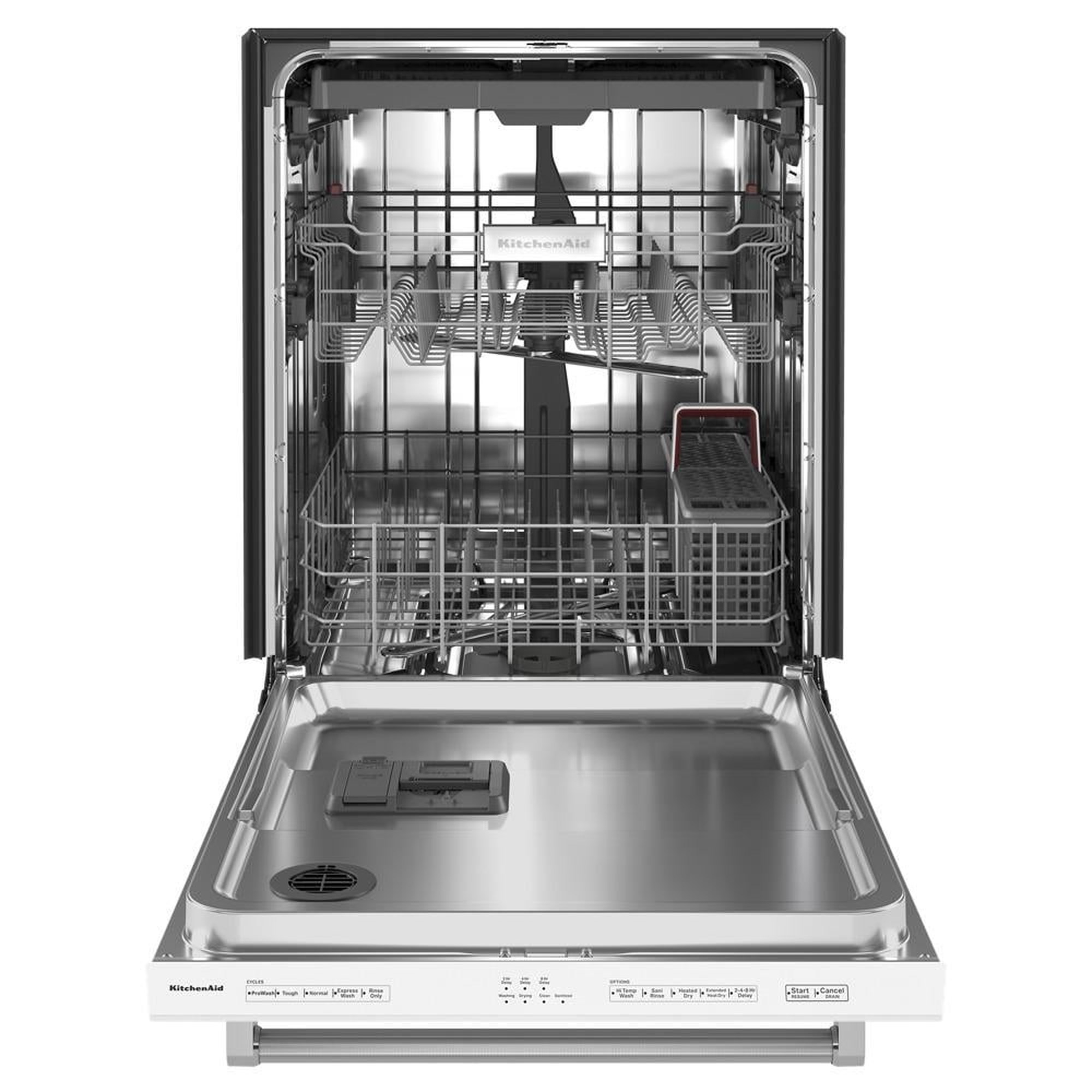KitchenAid 39 DBA Black Dishwasher with Third Level Utensil Rack
