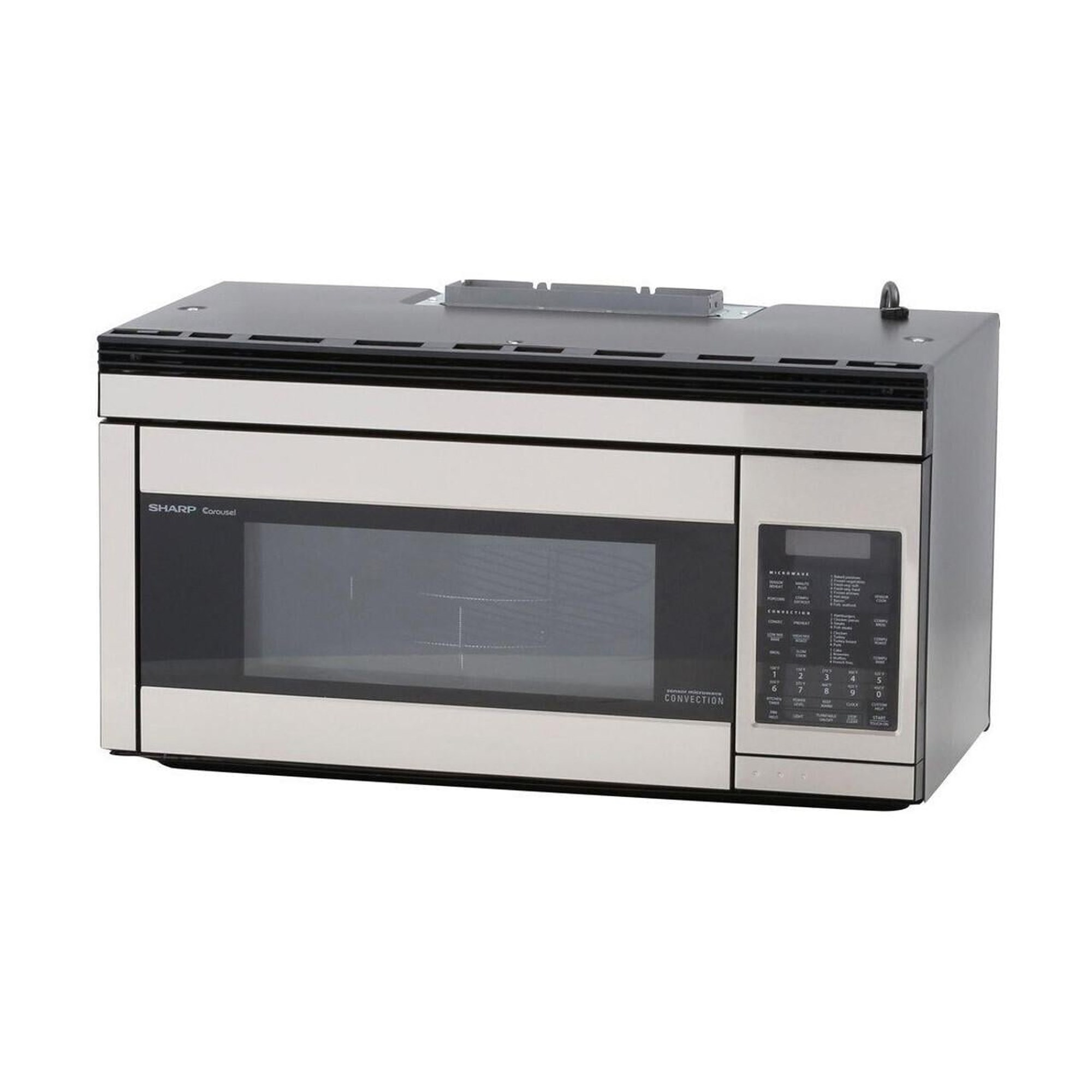 Simply Perfect 1.1 Cu. Ft. Stainless Steel Microwave Oven, Microwave Ovens, Furniture & Appliances