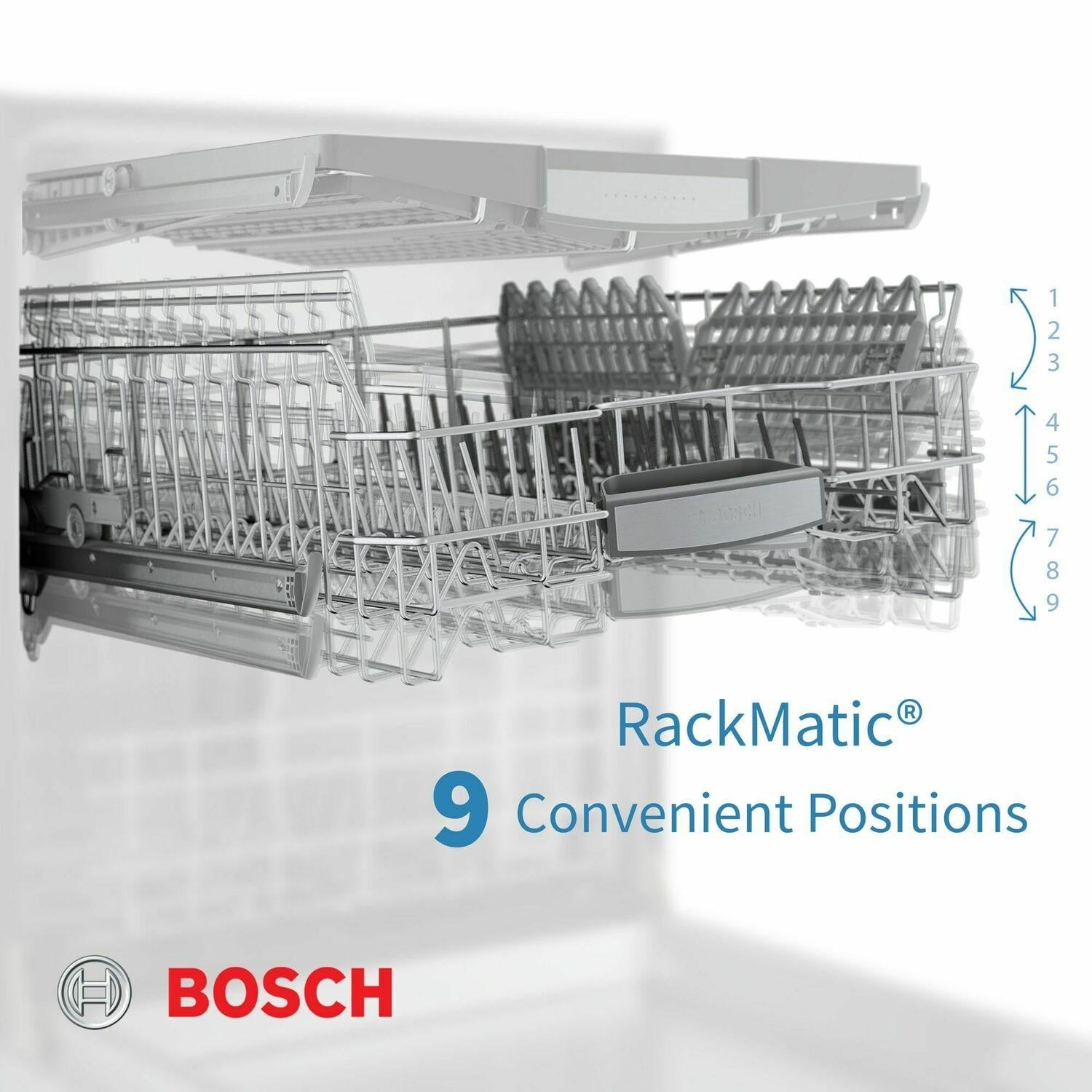 Bosch SHPM65Z56N 500 Series Dishwasher 24 Black SHPM65Z56N