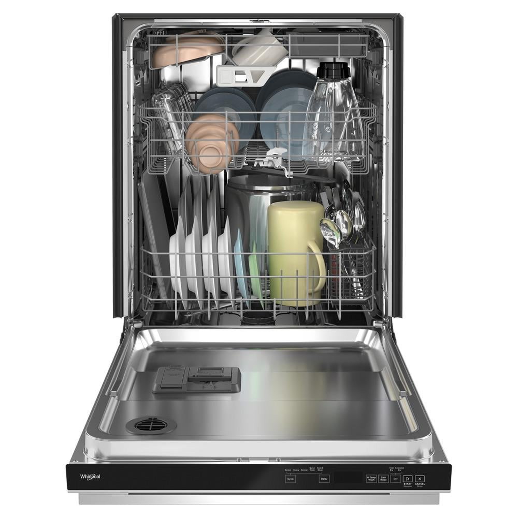 WDT740SALB by Whirlpool - Large Capacity Dishwasher with Tall Top