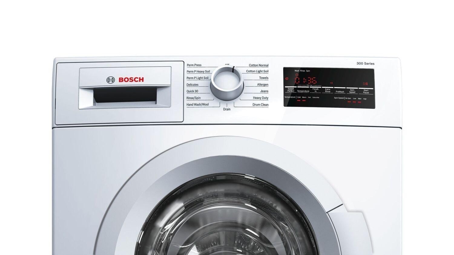 Bosch WAT28400UC 300 Series Washer 208 240V Cap. 2.2 cu.ft. 15