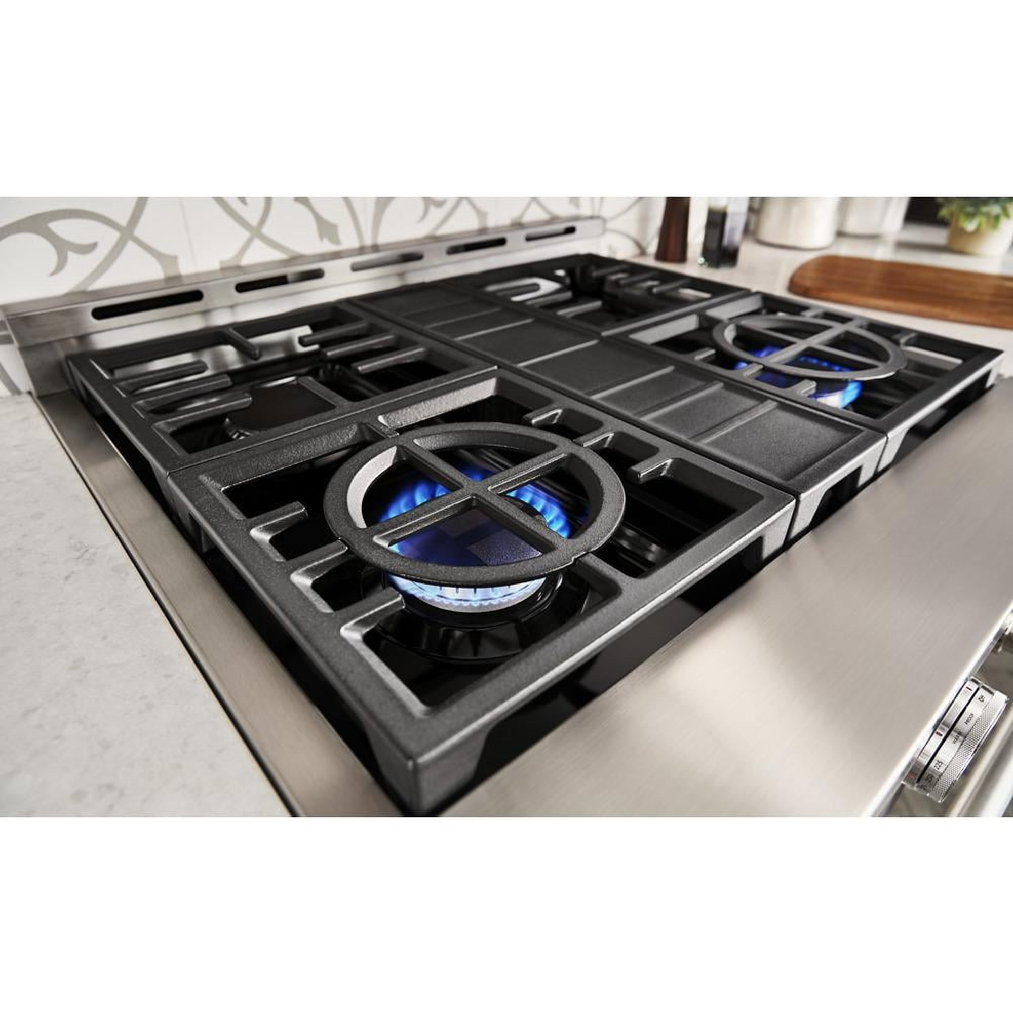 KitchenAid 36-inch Built-in Gas Cooktop with 5 Burners KGCC566RBL
