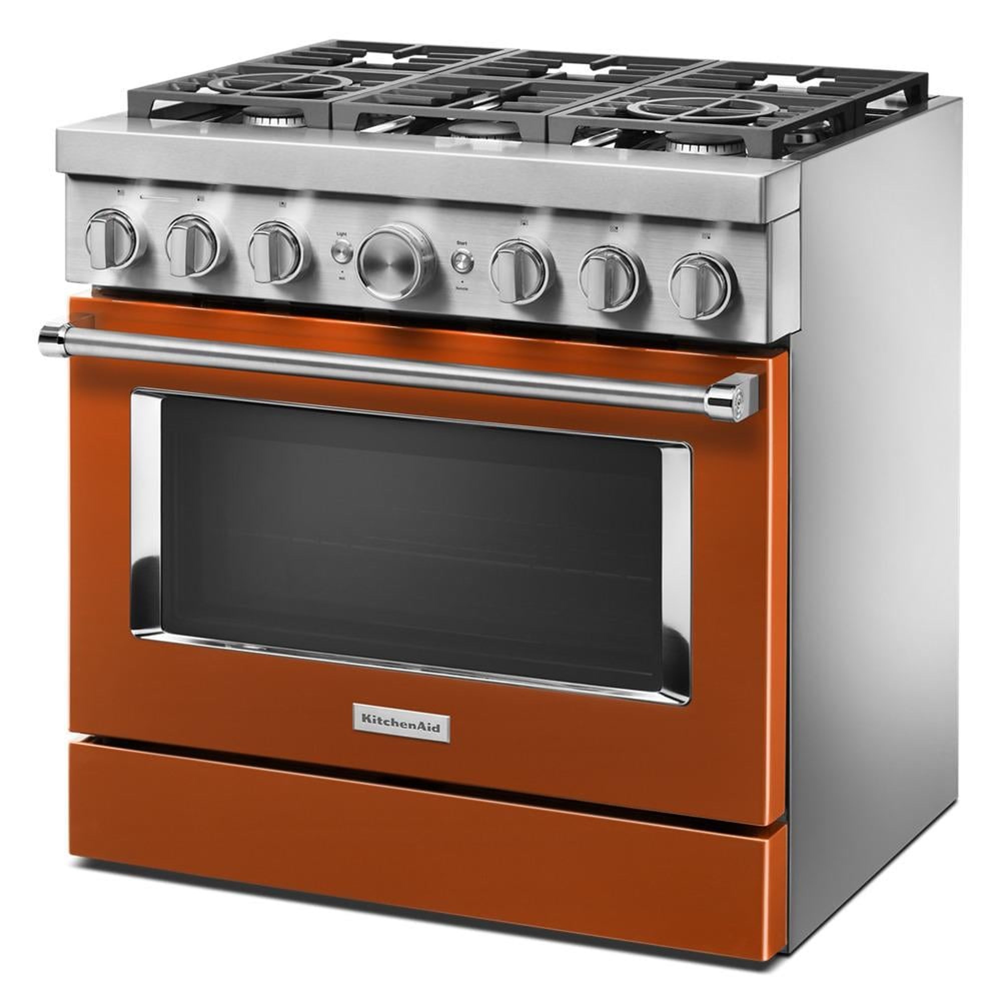 KitchenAid KFGD500ESS 30-Inch 5 Burner Gas Double Oven Convection Range, Simon's Furniture