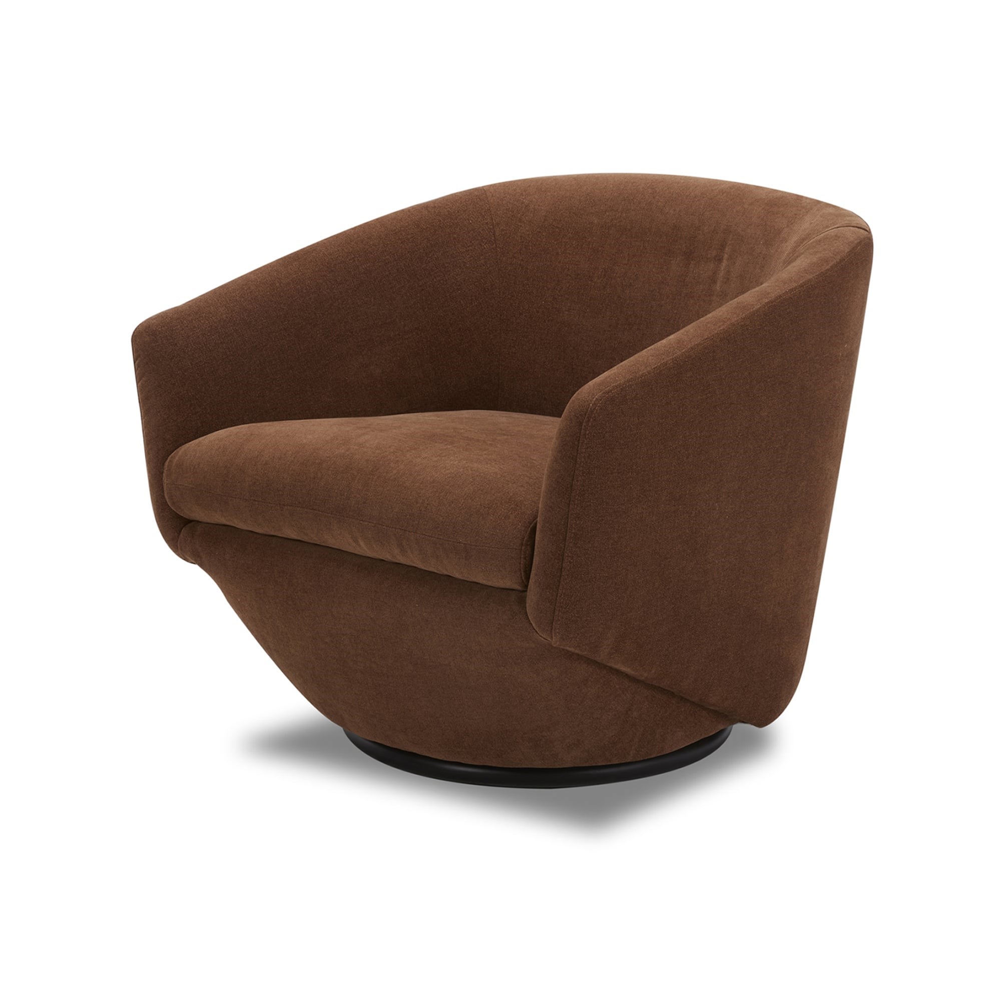 Rust best sale swivel chair