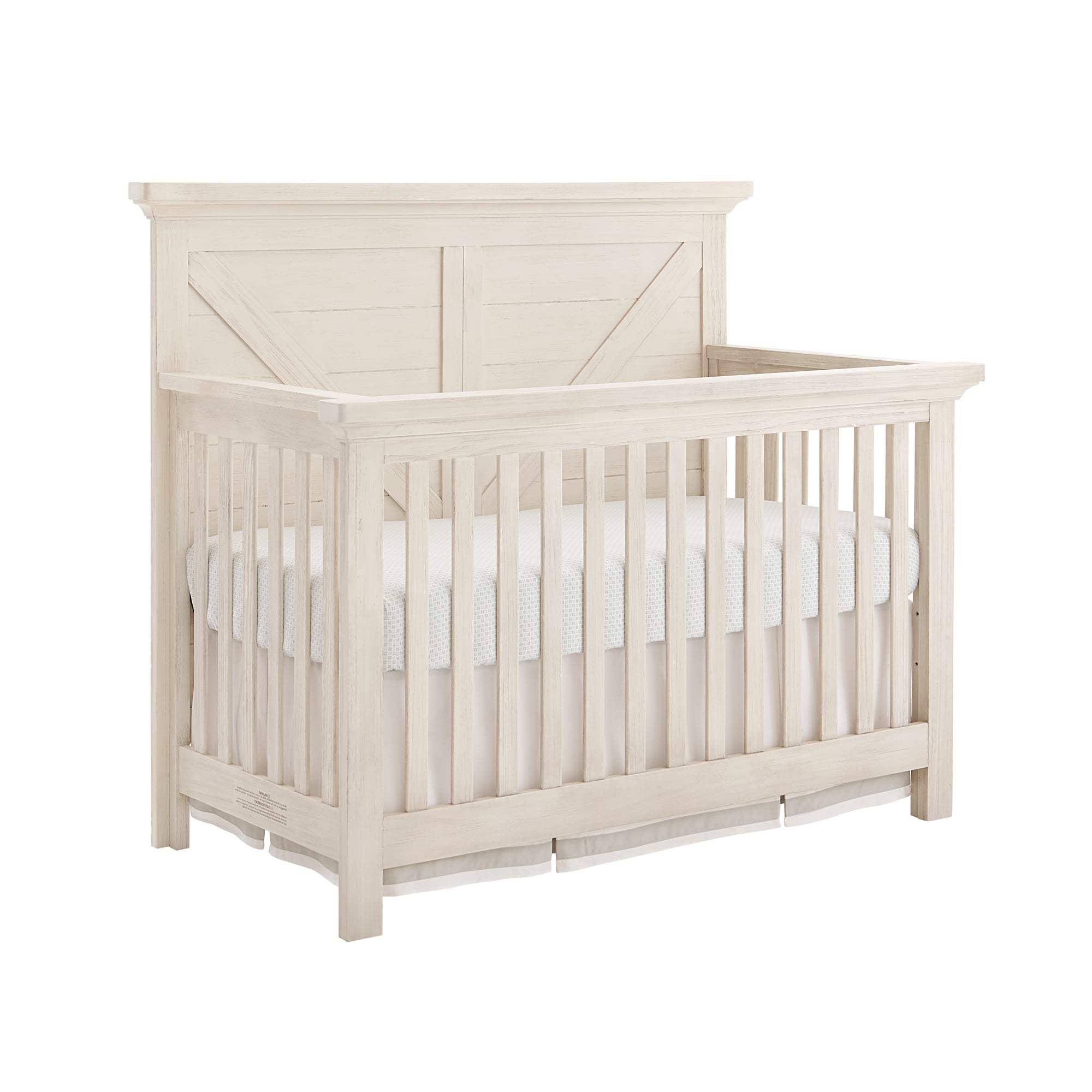 Westwood Design Westfield WWDWF CR 8101NR BWH Farmhouse Convertible Crib Wayside Furniture Mattress Bed Crib