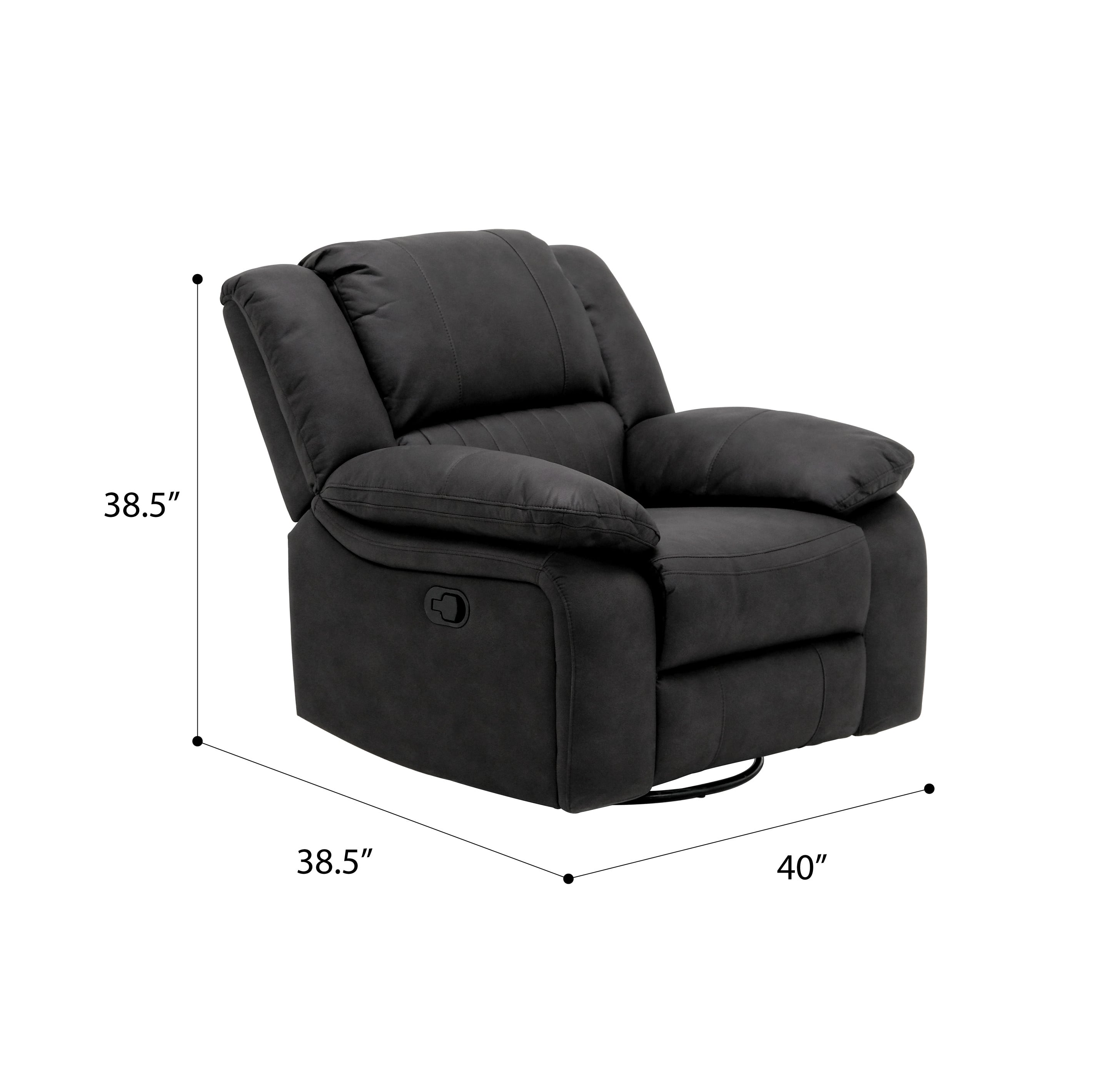 Emerald home swivel online glider recliner