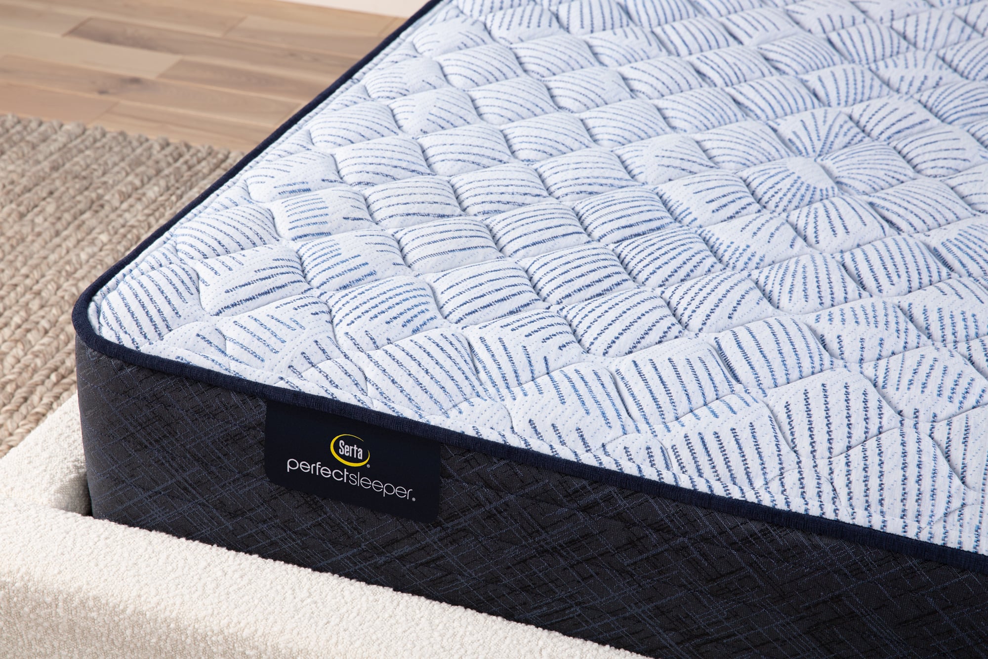 Serta Serta Perfect Sleeper Blue Lagoon Nights 12 Firm 500300721 1060 Perfect Sleeper Blue Lagoon Nights 12 Firm Mattress King SlumberWorld Matt Mattress