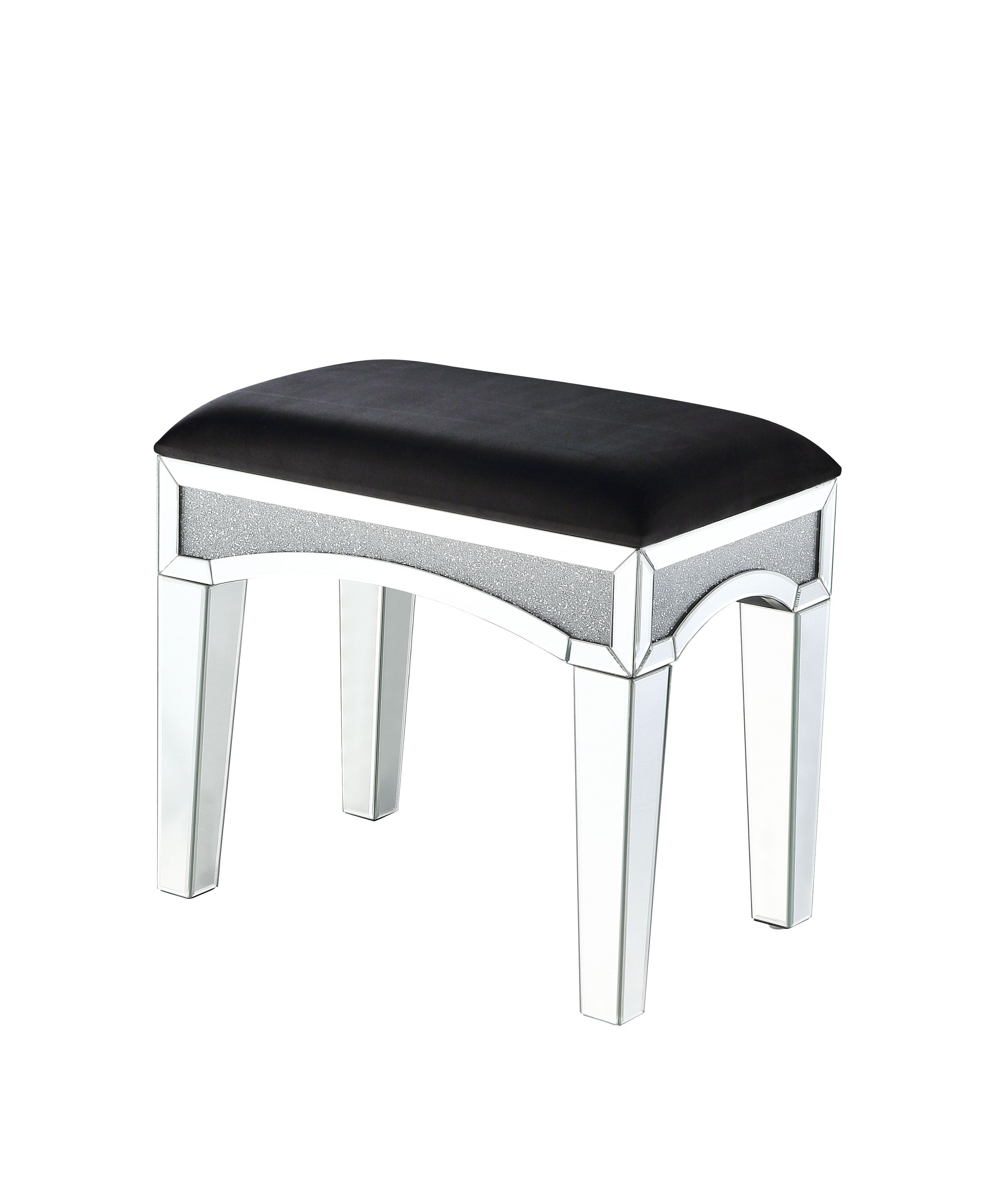 Mirrored dressing table discount chair