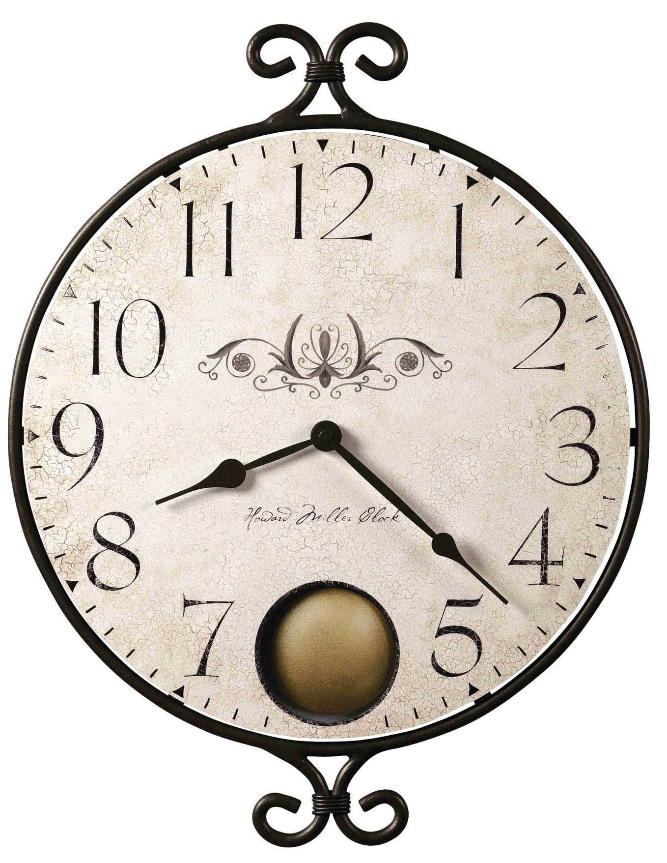 Howard buy Miller J.H. Gould and Co. III Wall Clock, Antique Brass - 620441