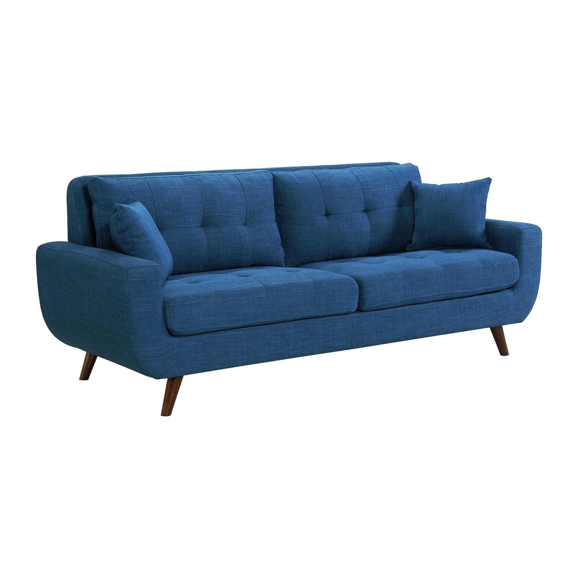 Blue deals sofa modern