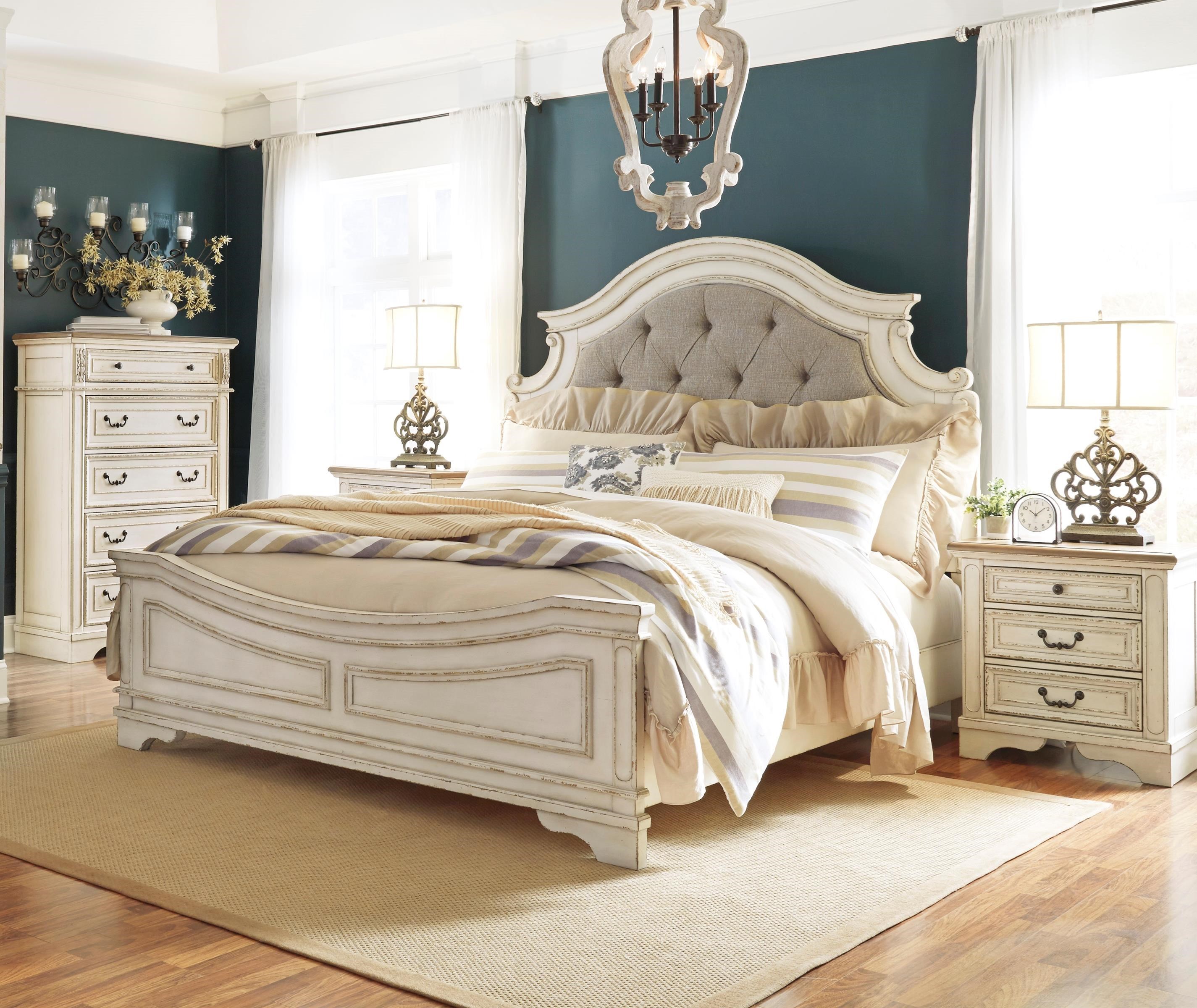 Ashley white deals bedroom set