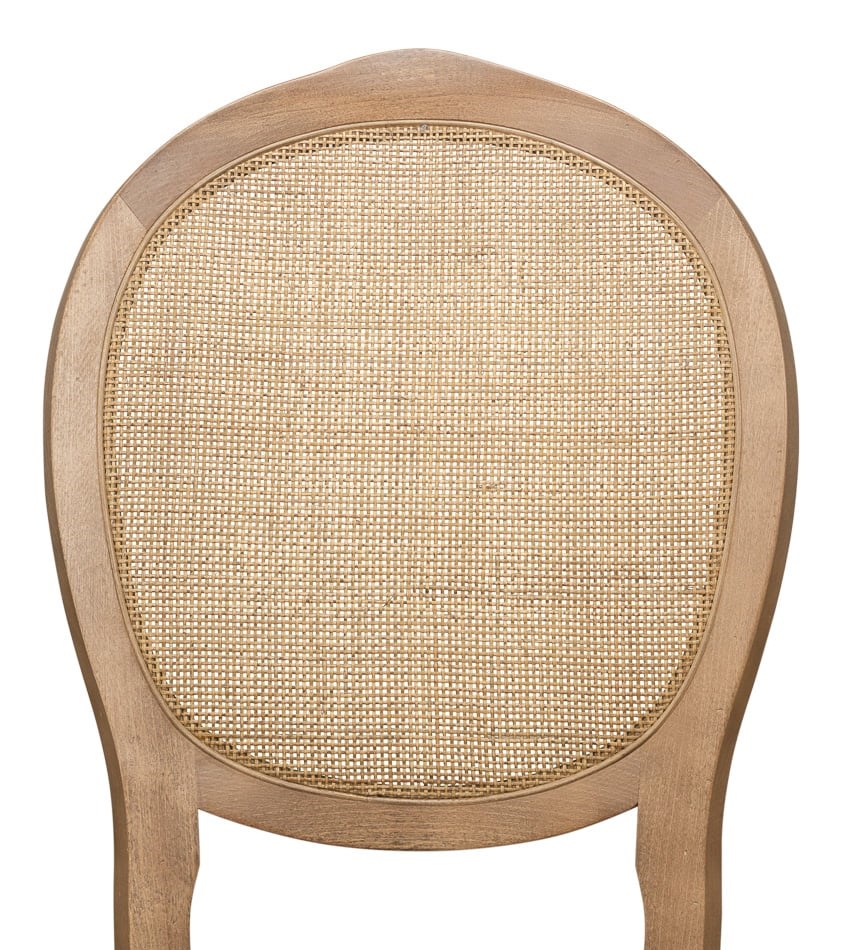 Oval cane back on sale dining chairs