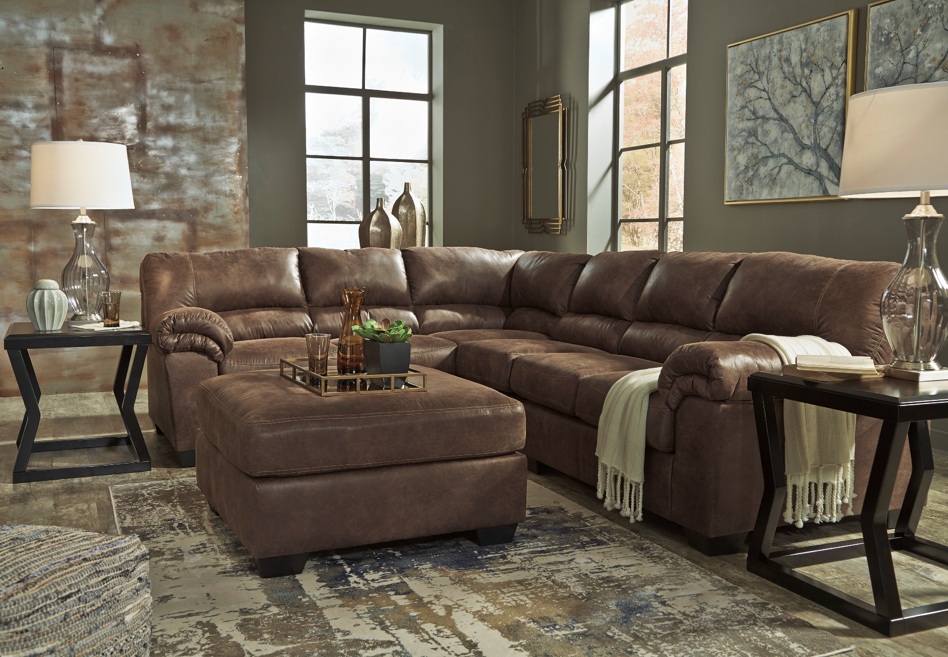 Signature Design by Ashley Bladen 12020S4 3 Piece Sectional Royal Furniture Sectional Sofa Groups