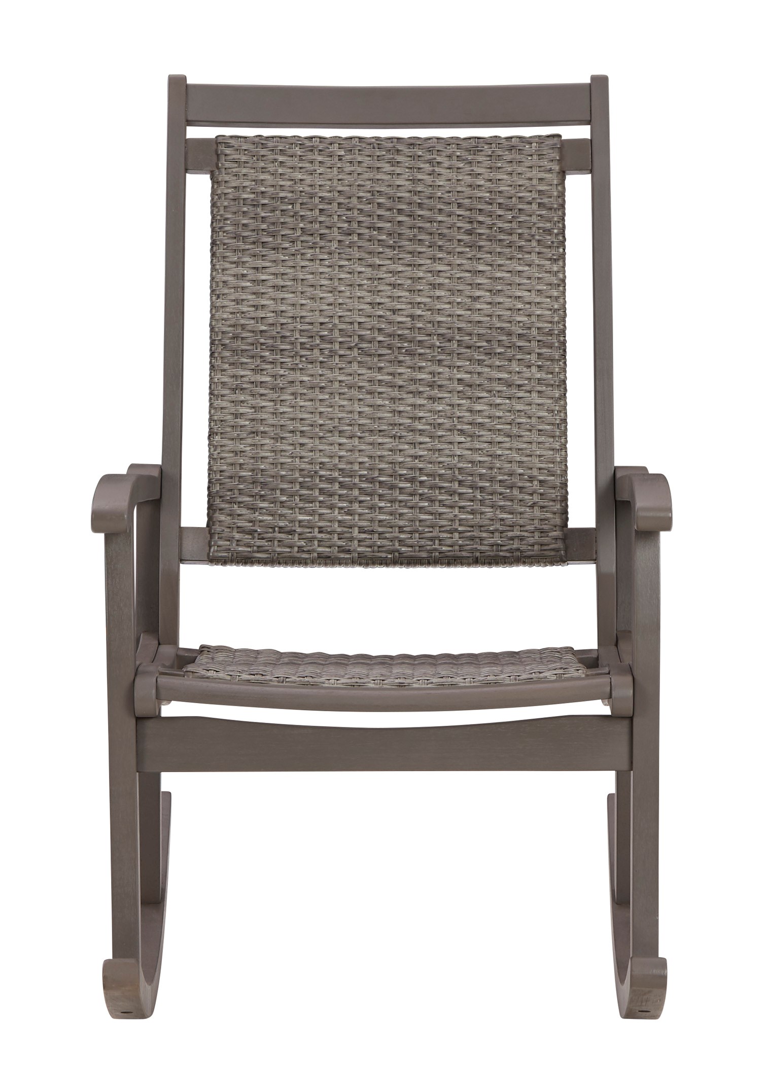 Resin wicker online rocker