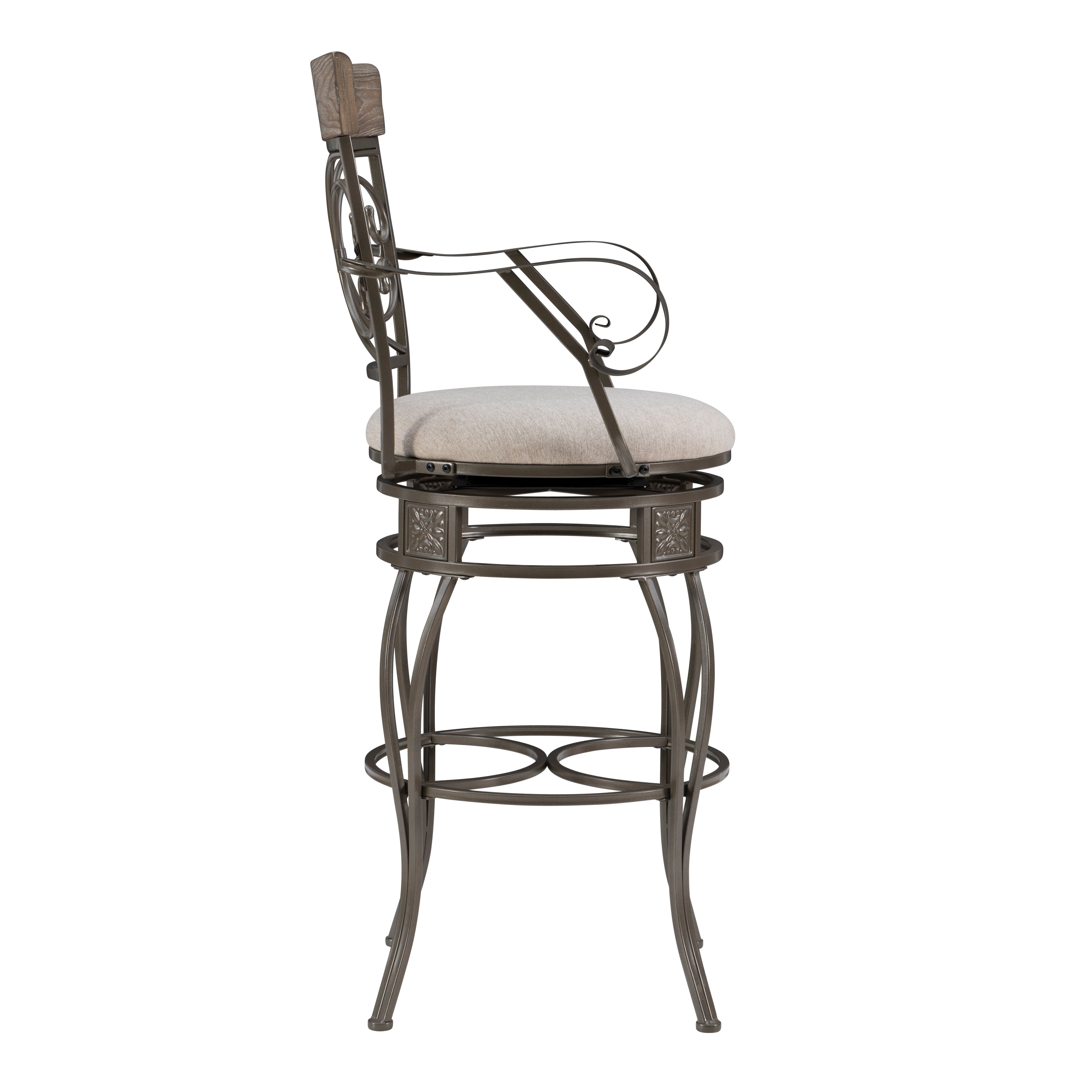 Big and tall best sale bar stools with arms