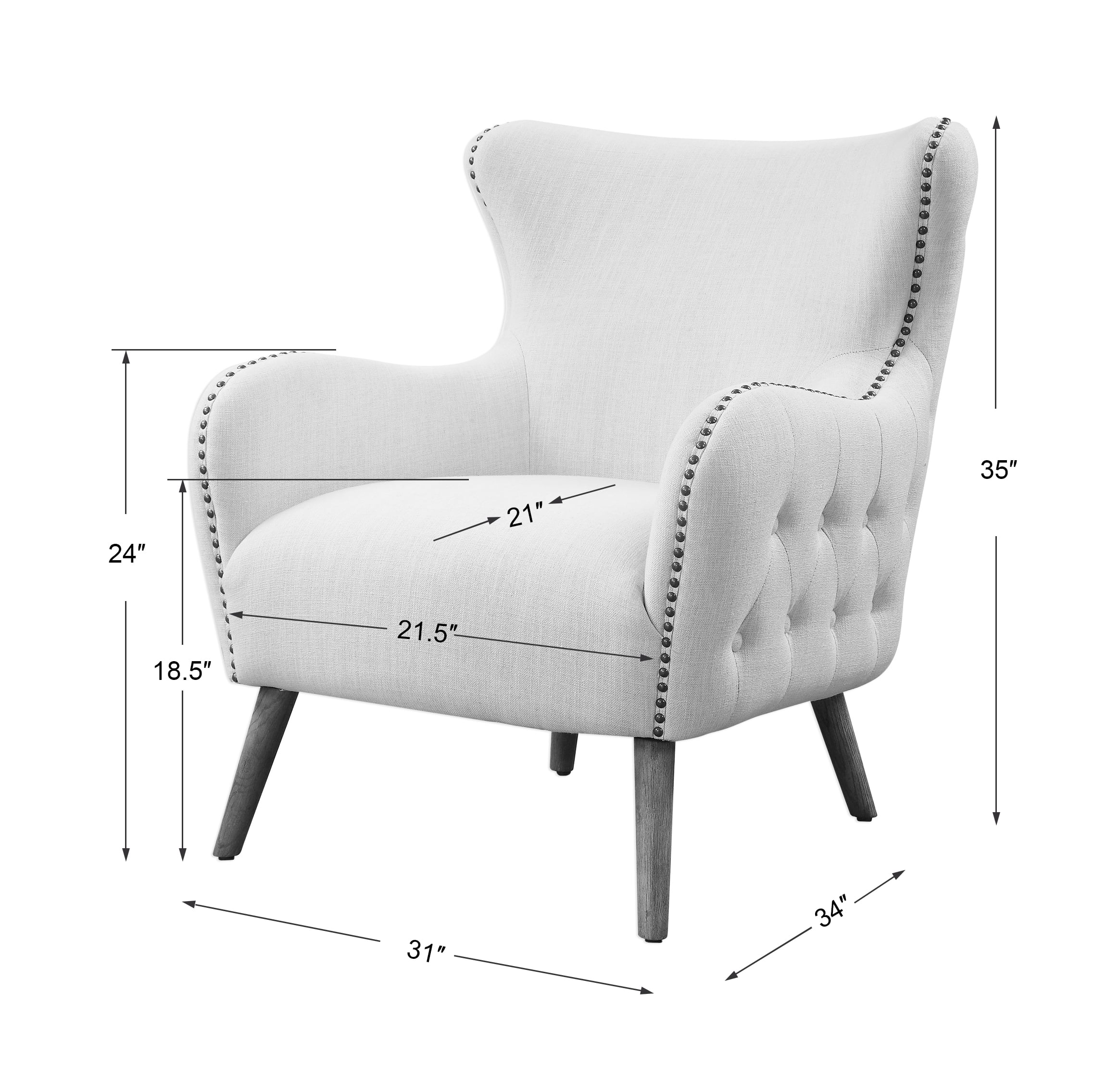 Gray and discount cream accent chairs