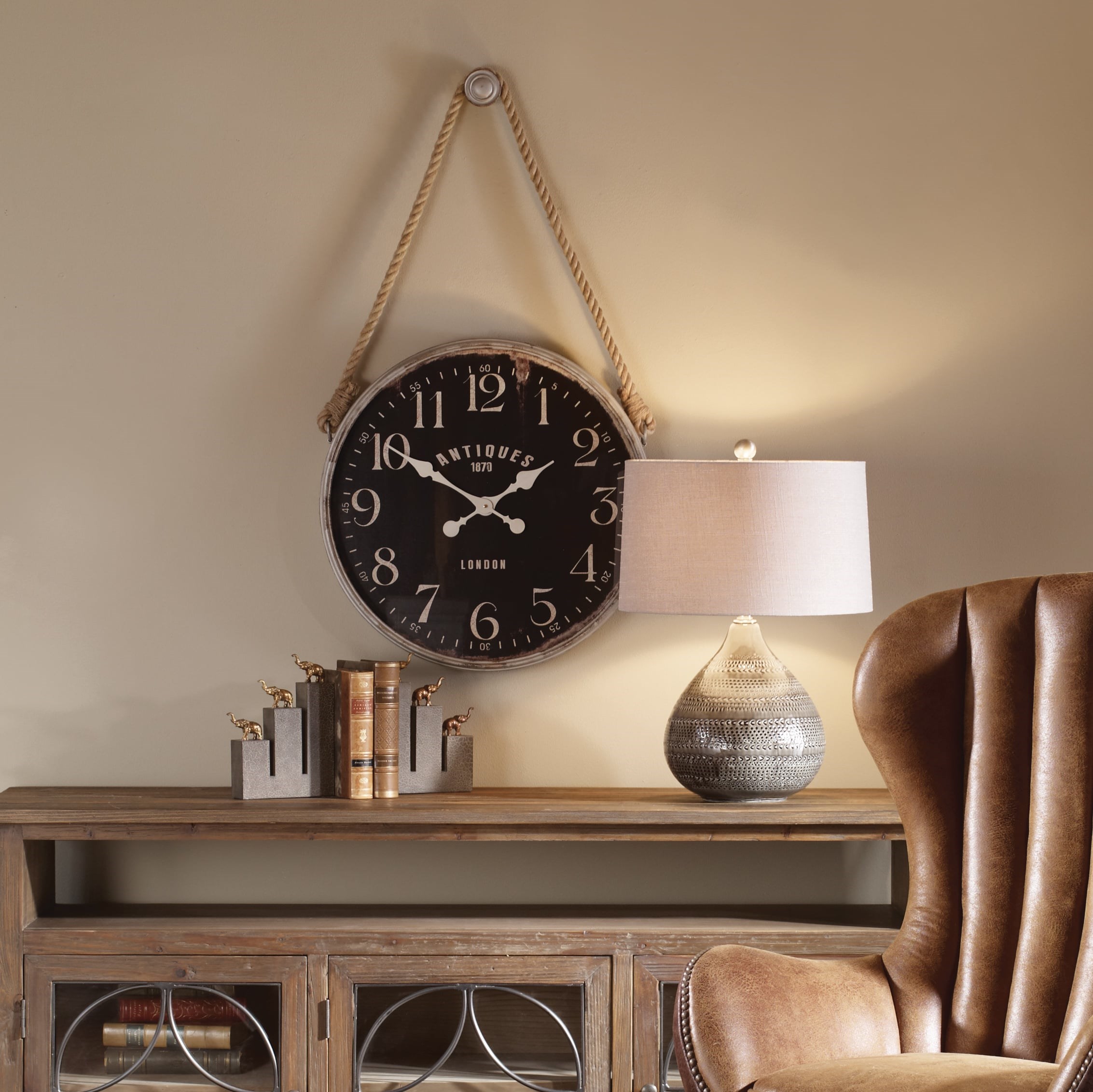 Uttermost Clocks 06428 Bartram Wall Clock | Factory Direct