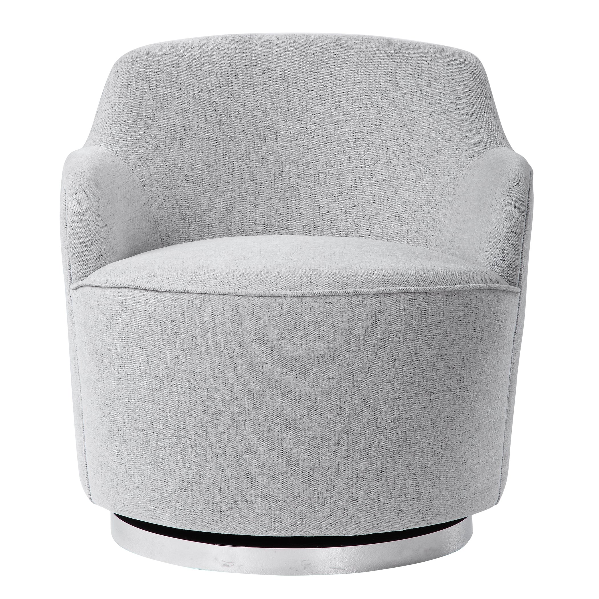 Accent Furniture Accent Chairs Hobart Casual Swivel Chair