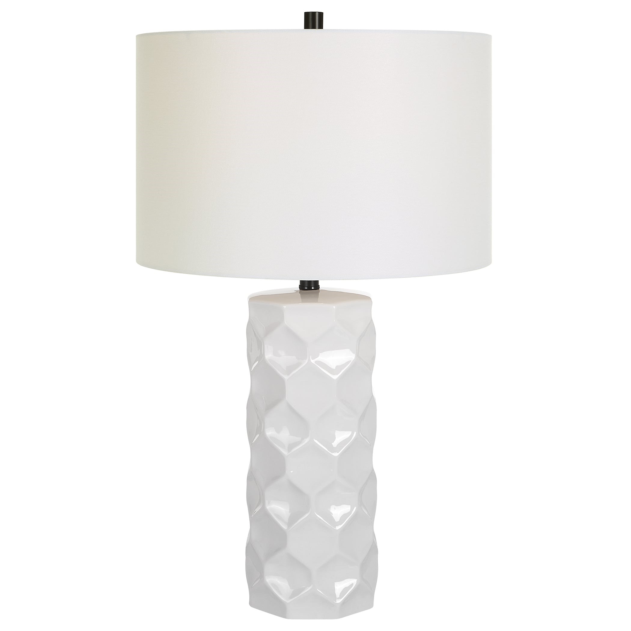 Uttermost Honeycomb 30181-1 Honeycomb White Table Lamp | Factory