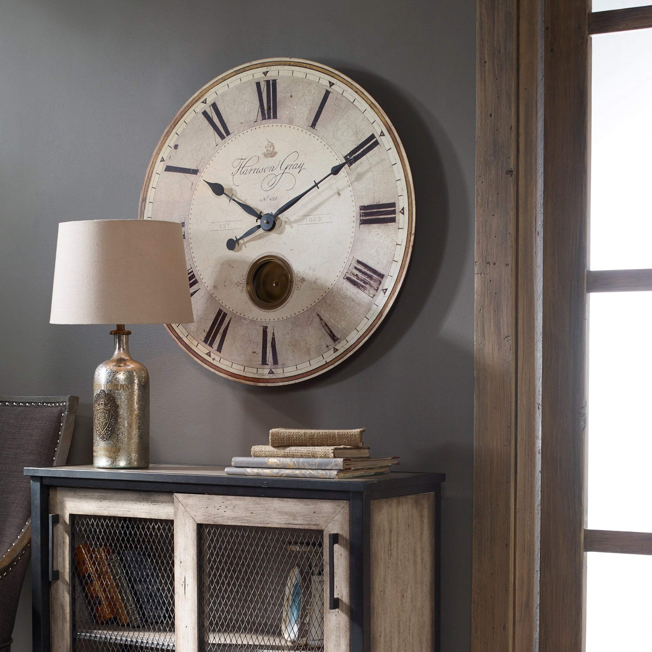 Uttermost Clocks 06033 Harrison Gray 30