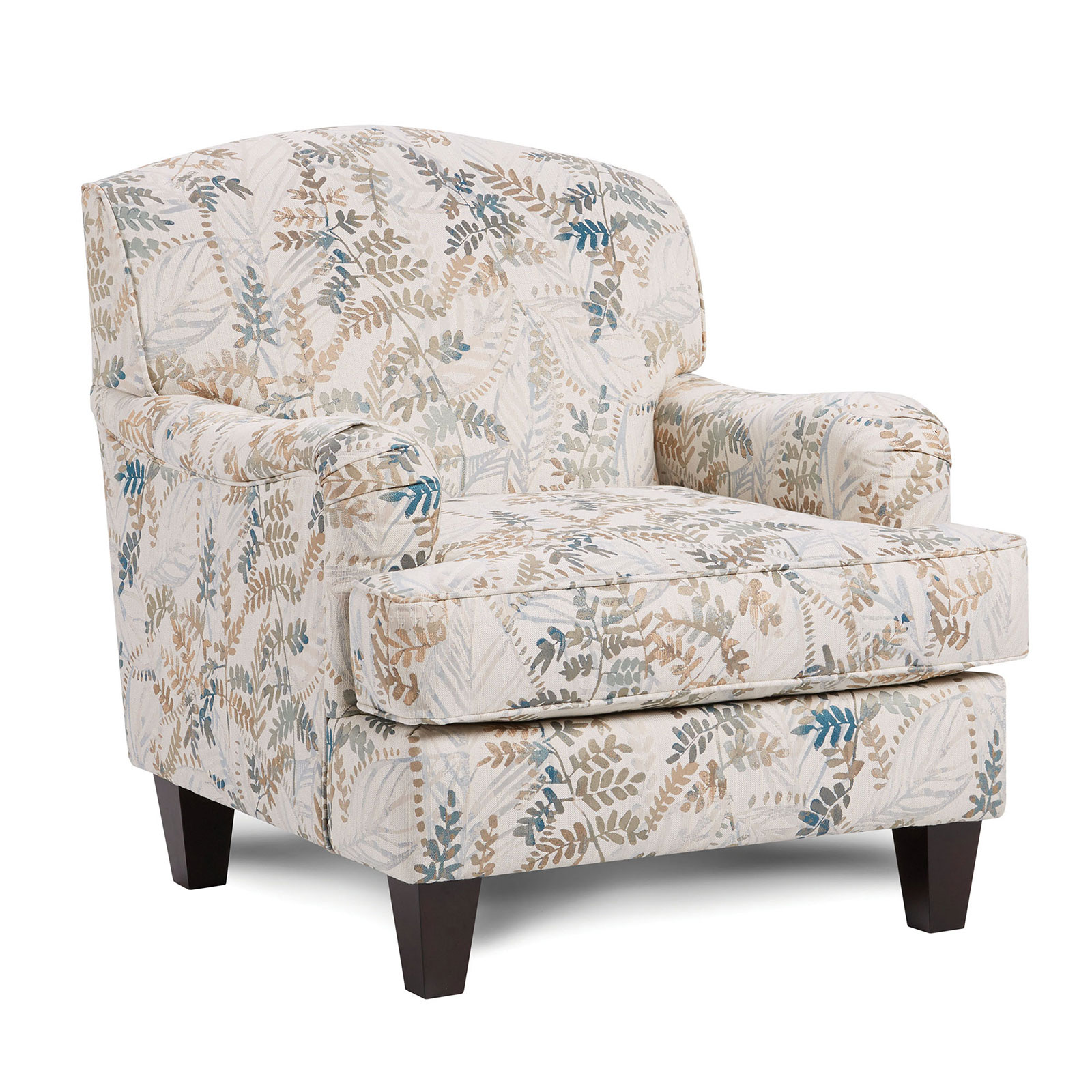 Floral accent chairs online with arms