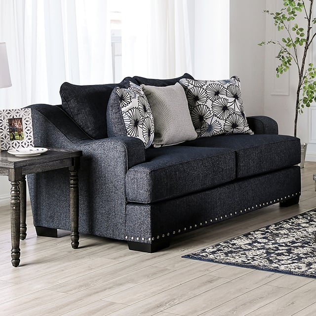 Loveseat with nailhead deals trim