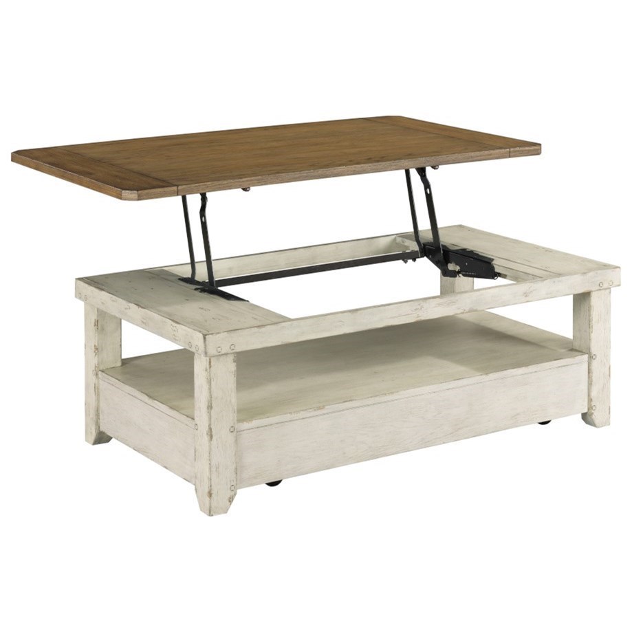 Farmhouse style lift top deals coffee table